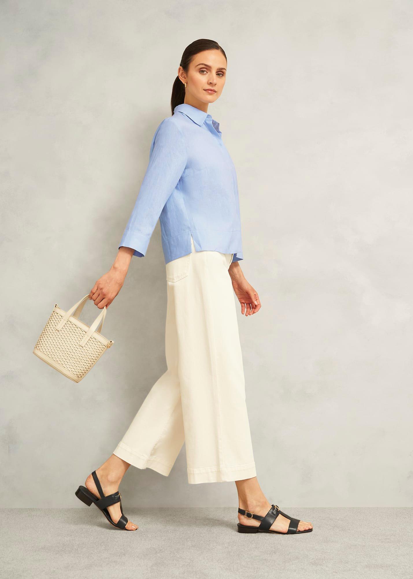 Light Blue Nita Shirt, Maya Blue, hi-res