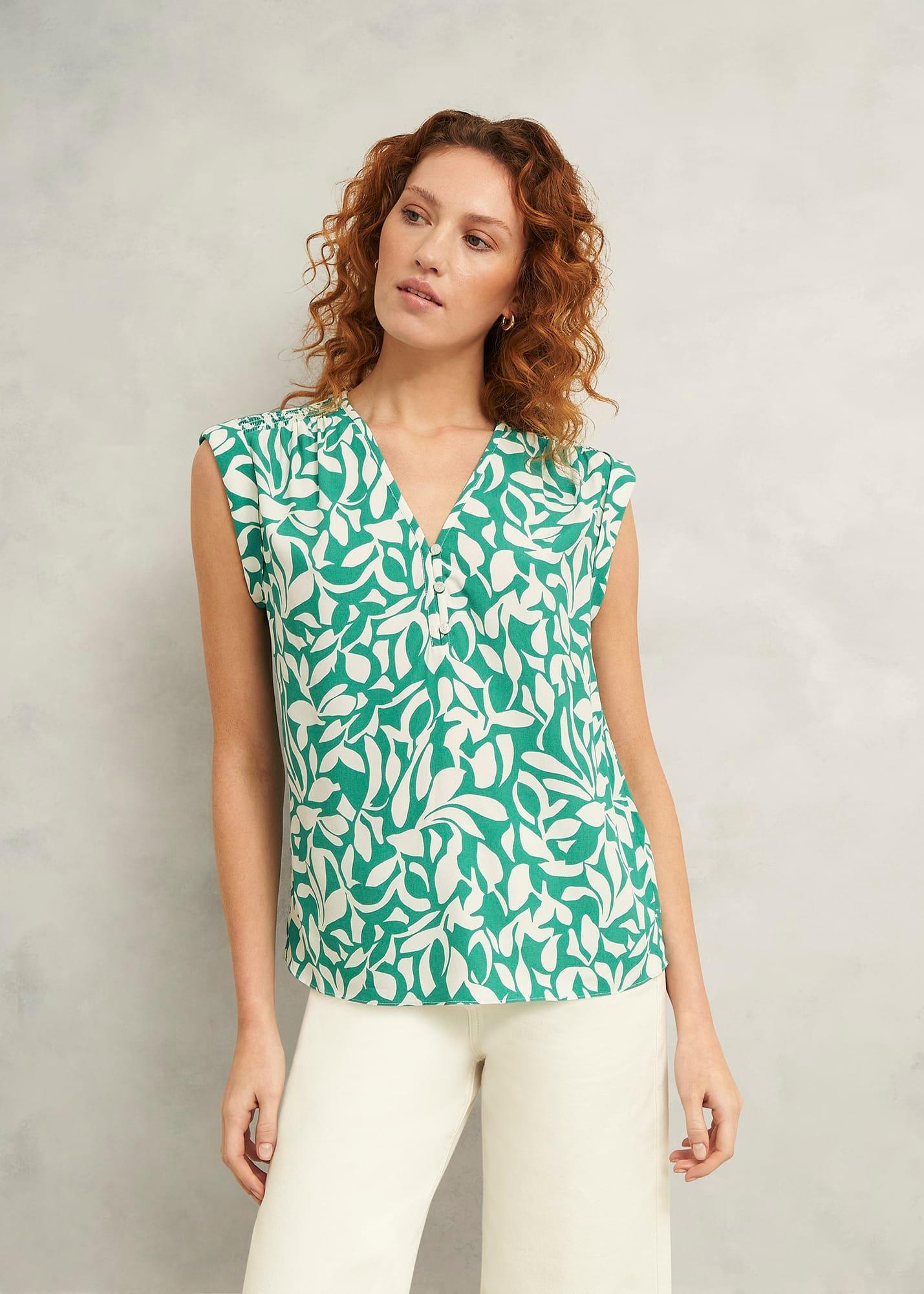Teresa Top, Green Ivory, hi-res