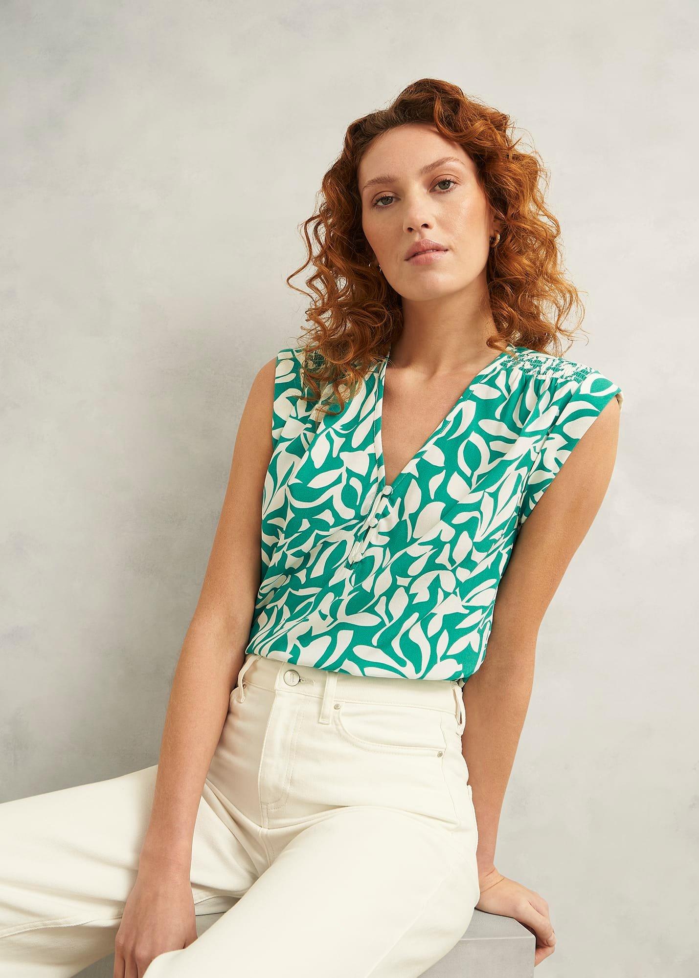 Teresa Top, Green Ivory, hi-res