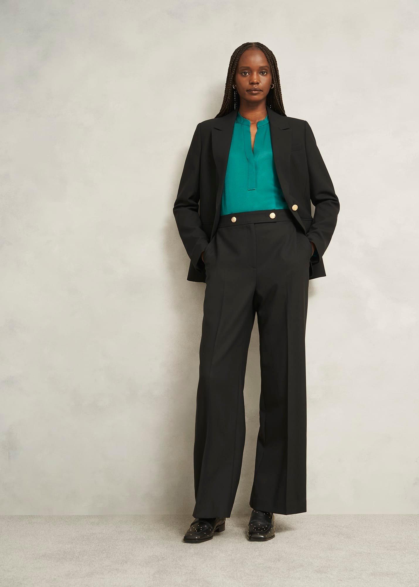 Jade Blouse, Deep Lake Green, hi-res