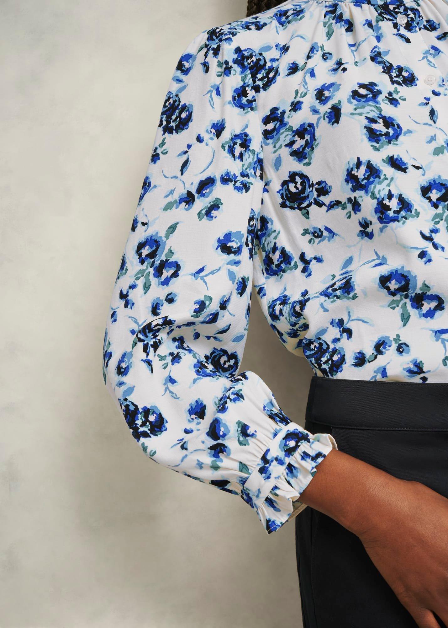 Elspeth Blouse, Ivory Multi, hi-res