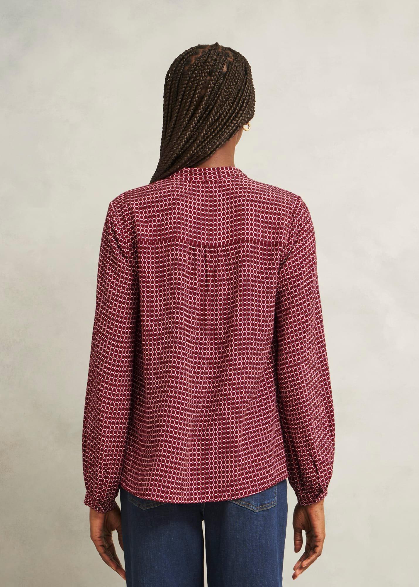 Mila Blouse, Red Multi, hi-res