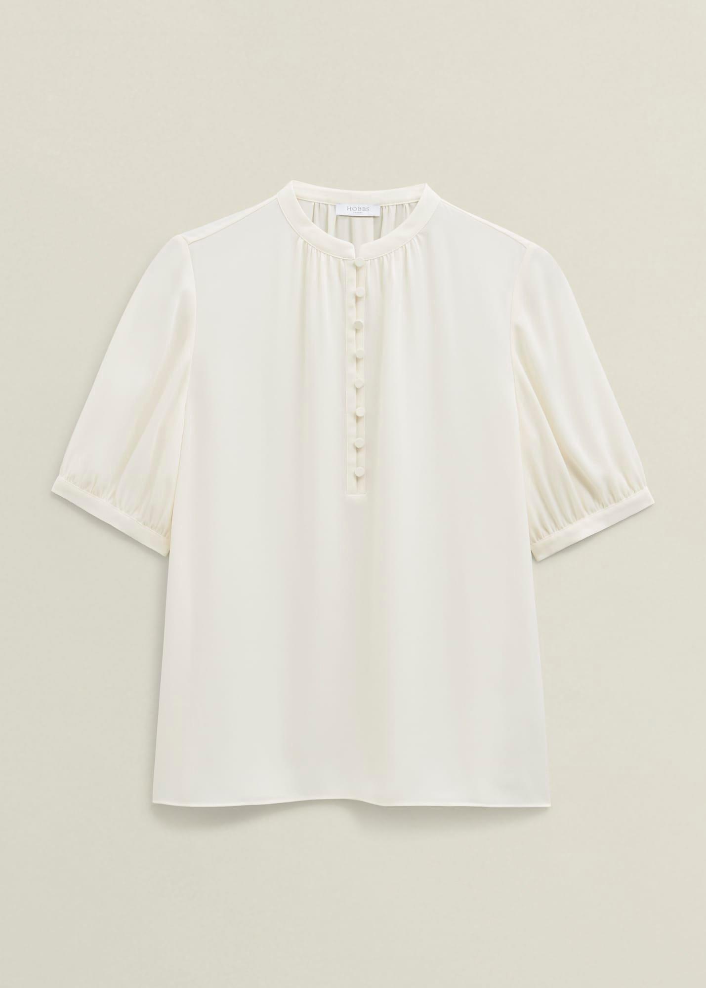 Buttercream Azalea Blouse, Buttercream, hi-res