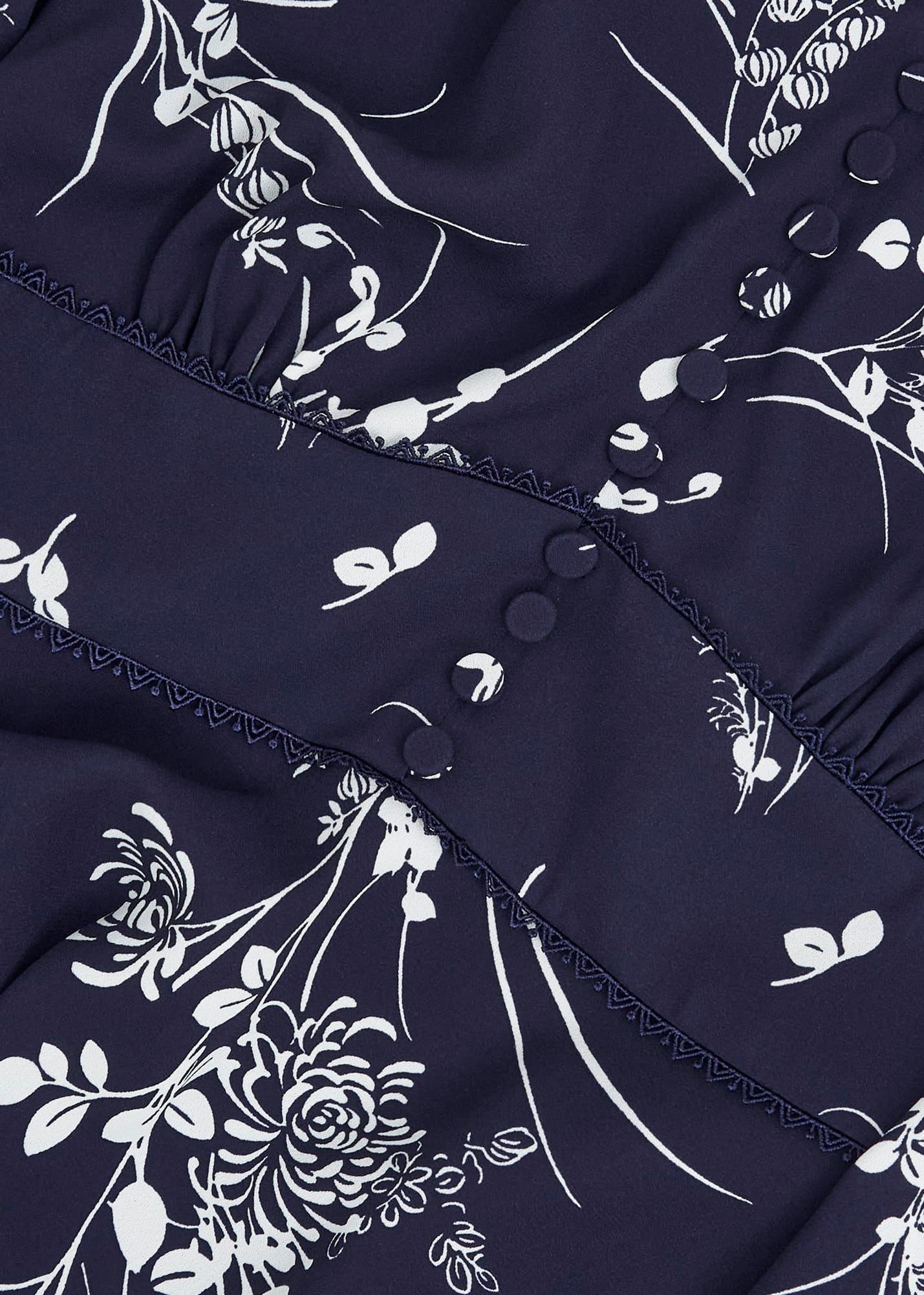 Brielle Trimmed Top, Midnight Multi, hi-res