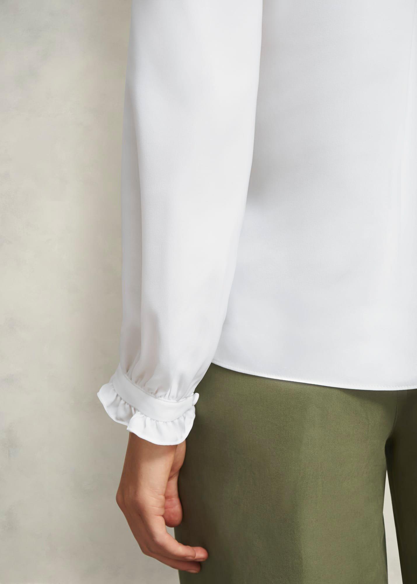 Ivory Rosalie Long Sleeve Blouse, Ivory, hi-res