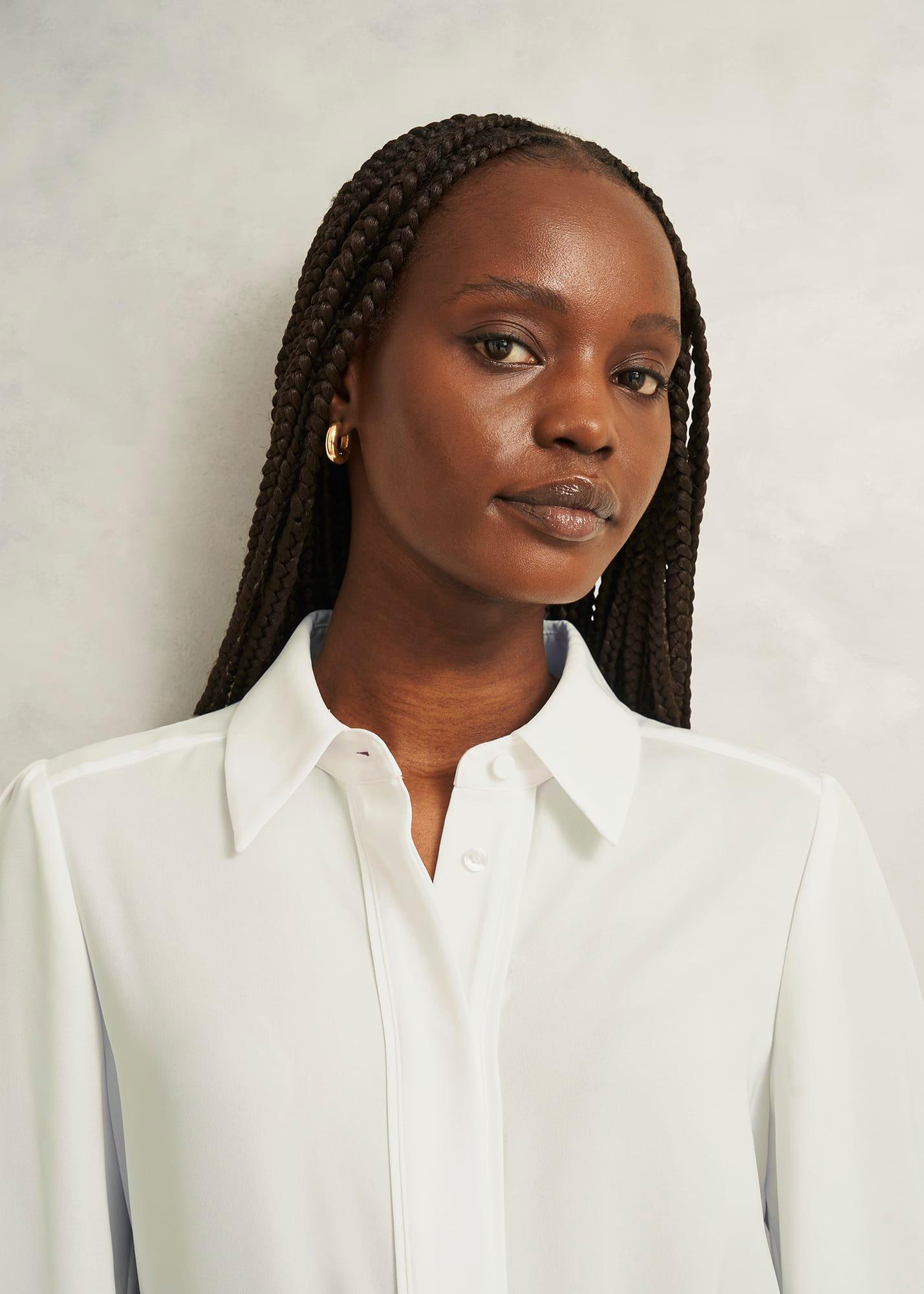 Rose Blouse, Ivory, hi-res