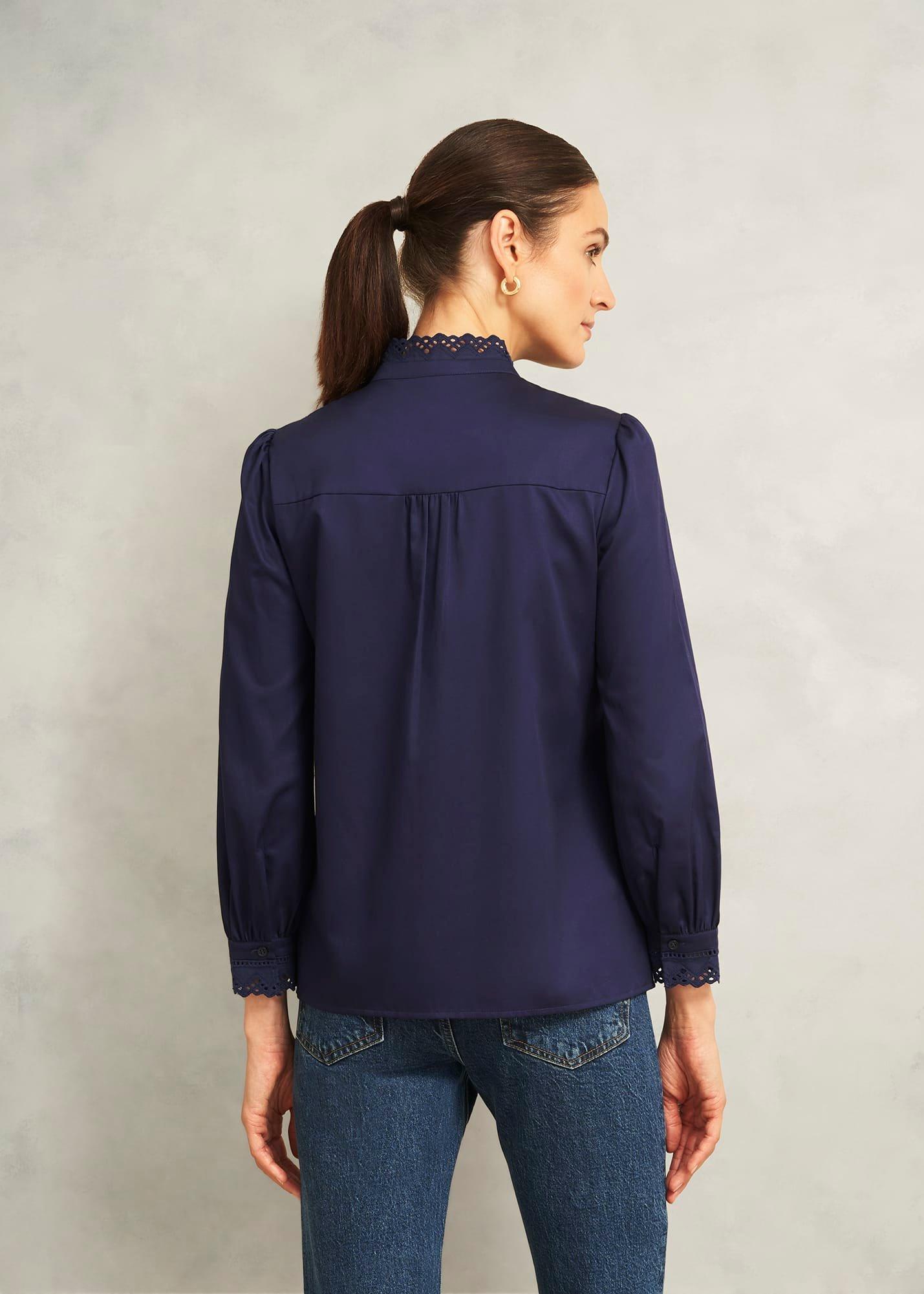 Cici Blouse, True Navy, hi-res