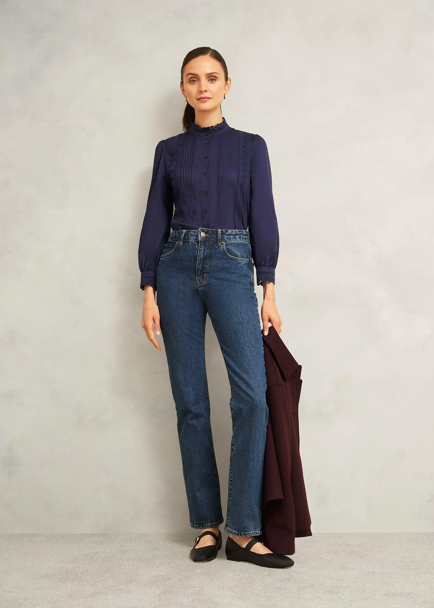 Cici Blouse, True Navy, hi-res