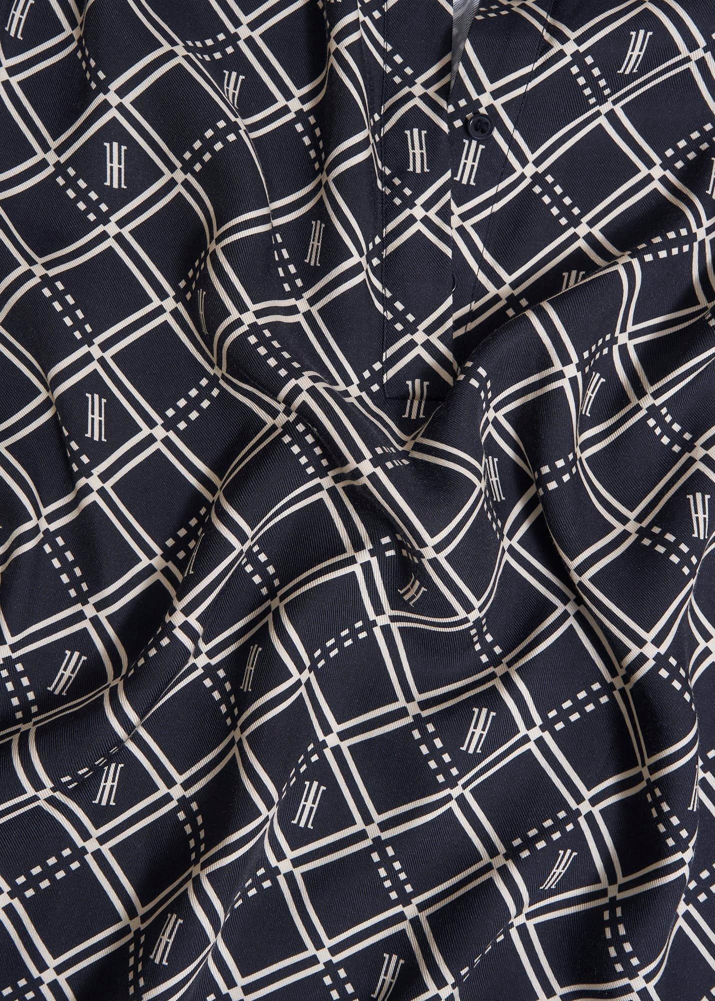 Paulina Blouse, Navy Cream, hi-res