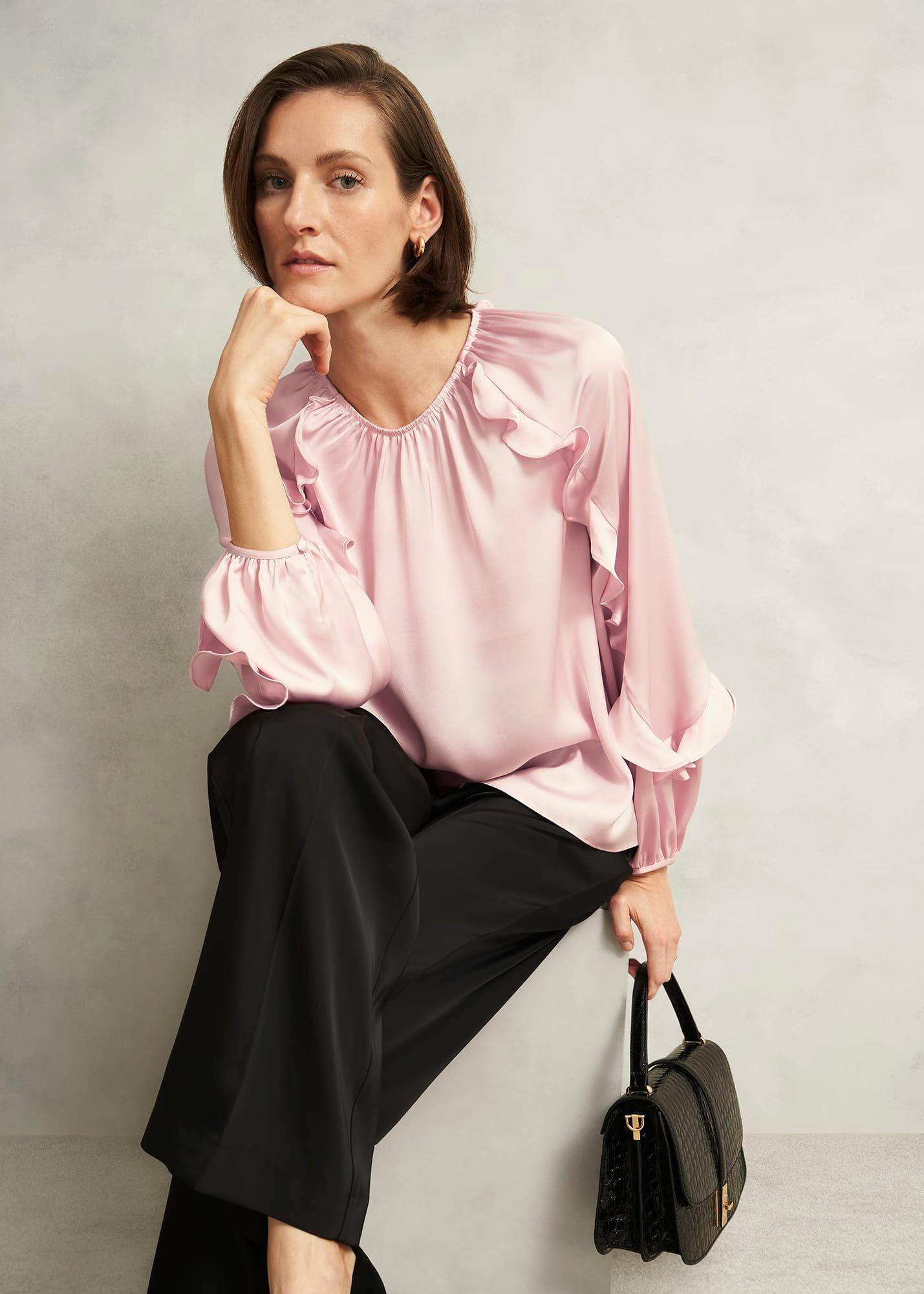 Babbington Blouse, Pale Pink, hi-res