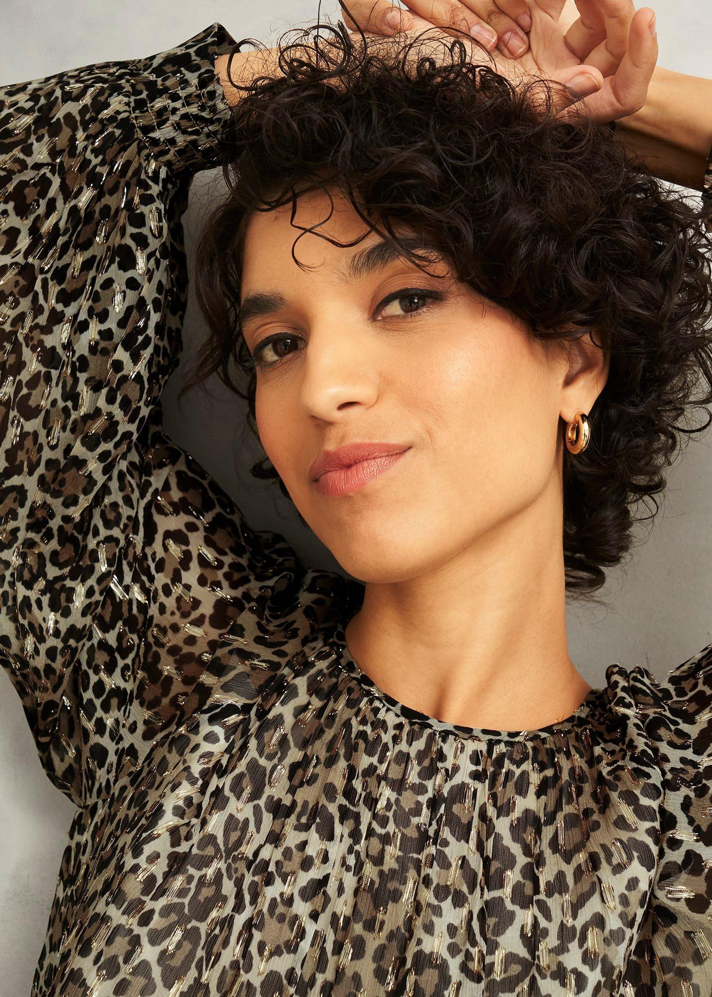 Grantham Top, Brown Multi, hi-res