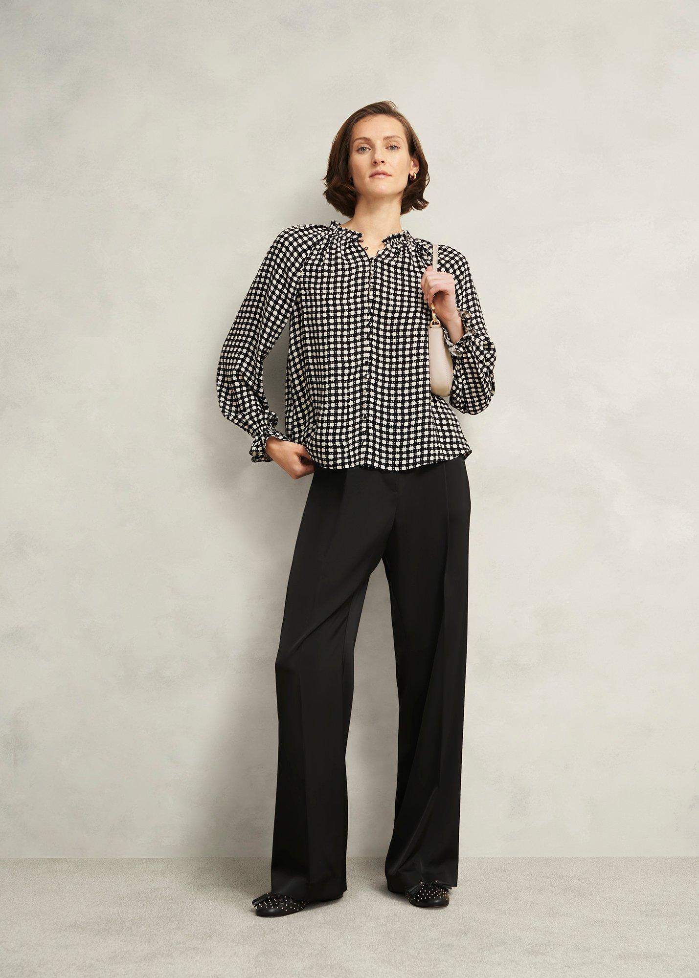 Hewlett Geo Top, Black Cream, hi-res