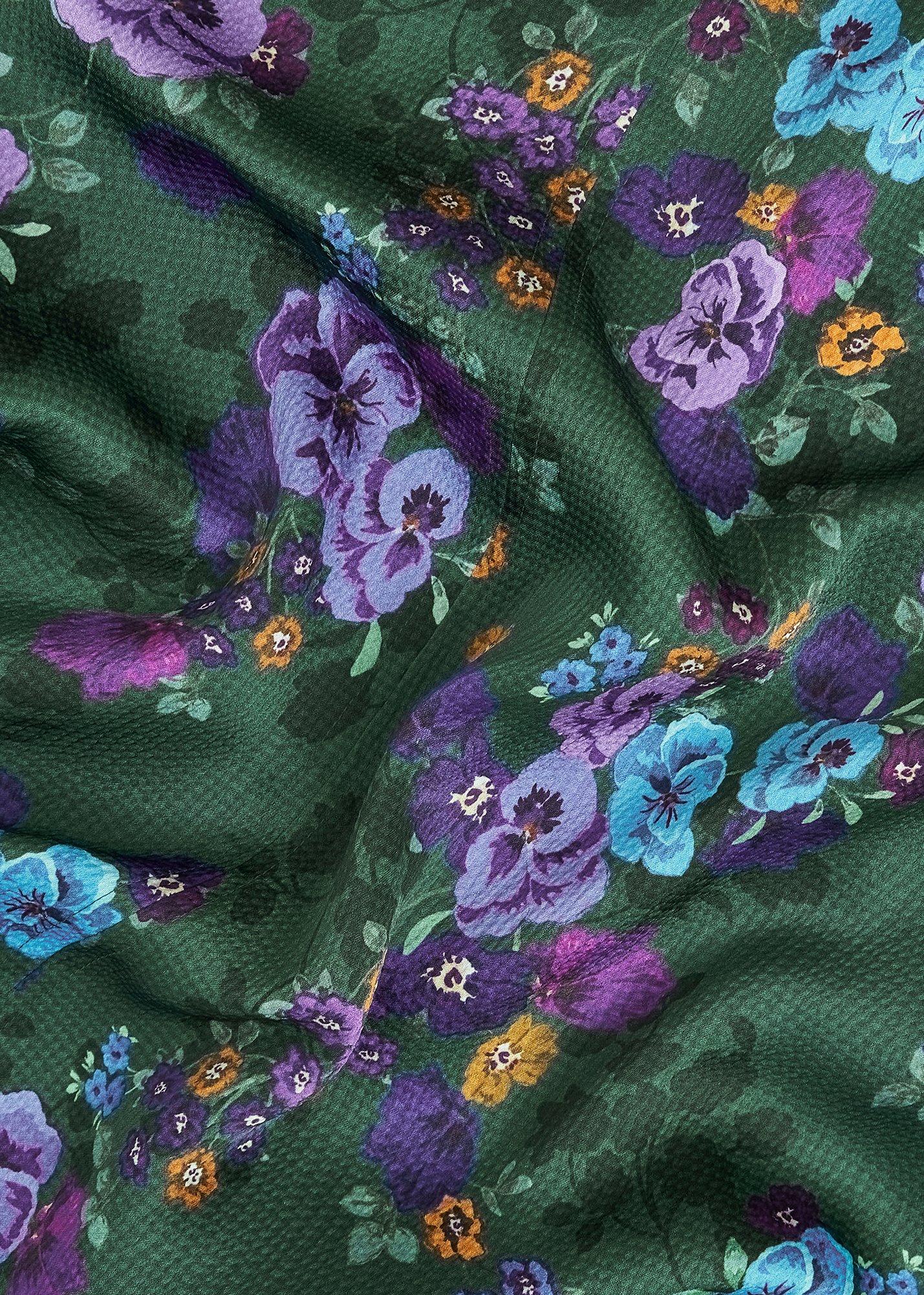 Edna Floral Top, Green Multi, hi-res