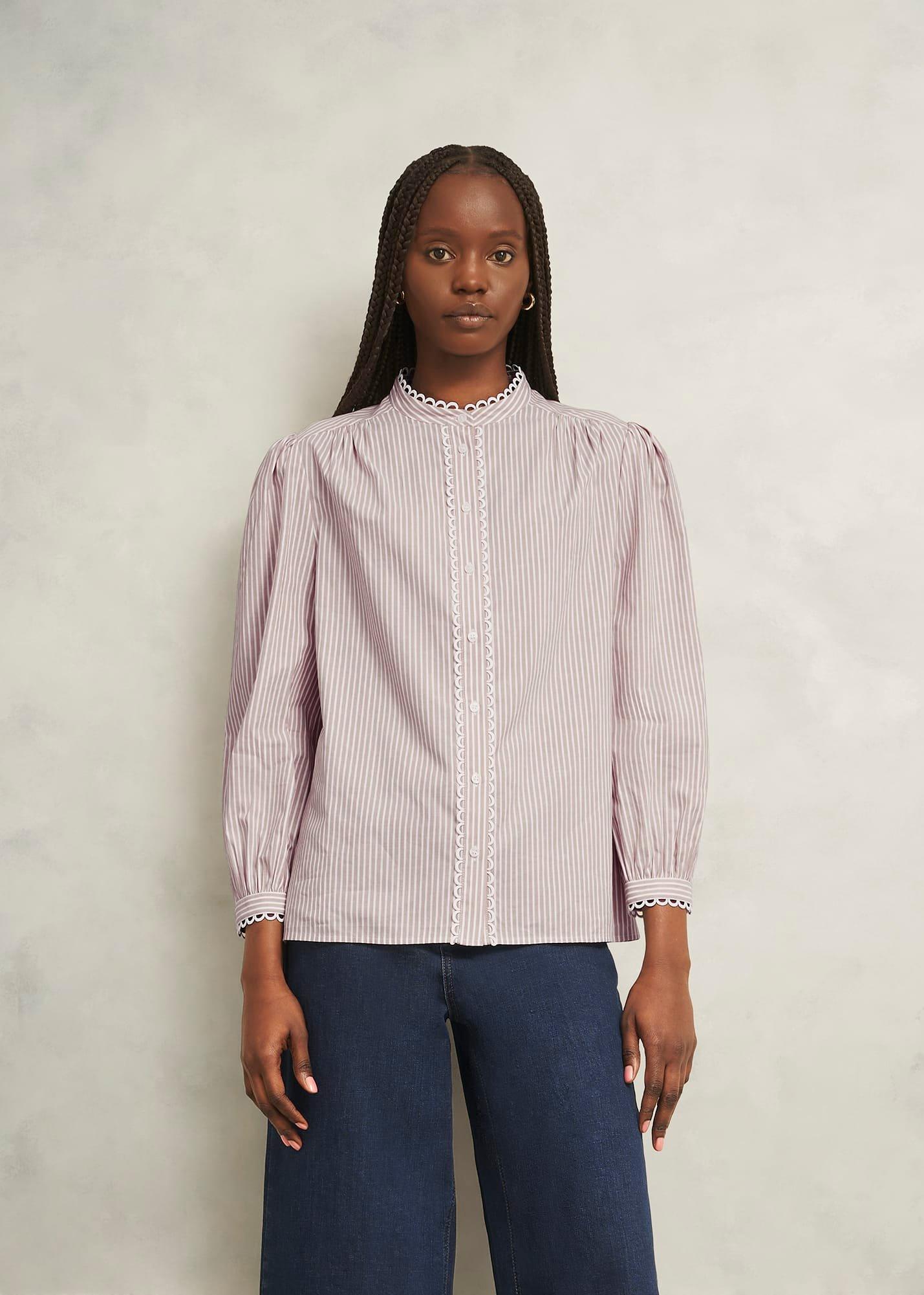 Becca Cotton Stripe Blouse