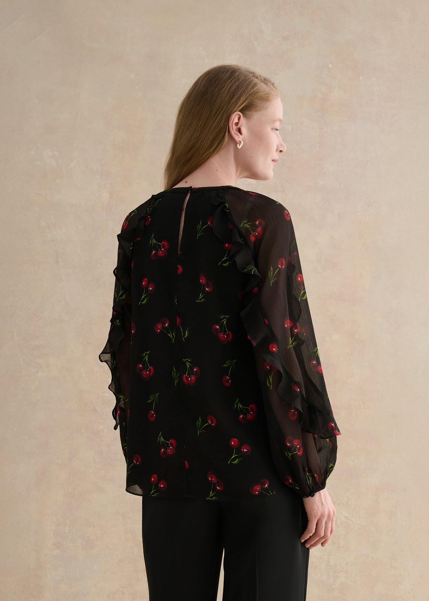 Ryton Blouse, Black Multi, hi-res