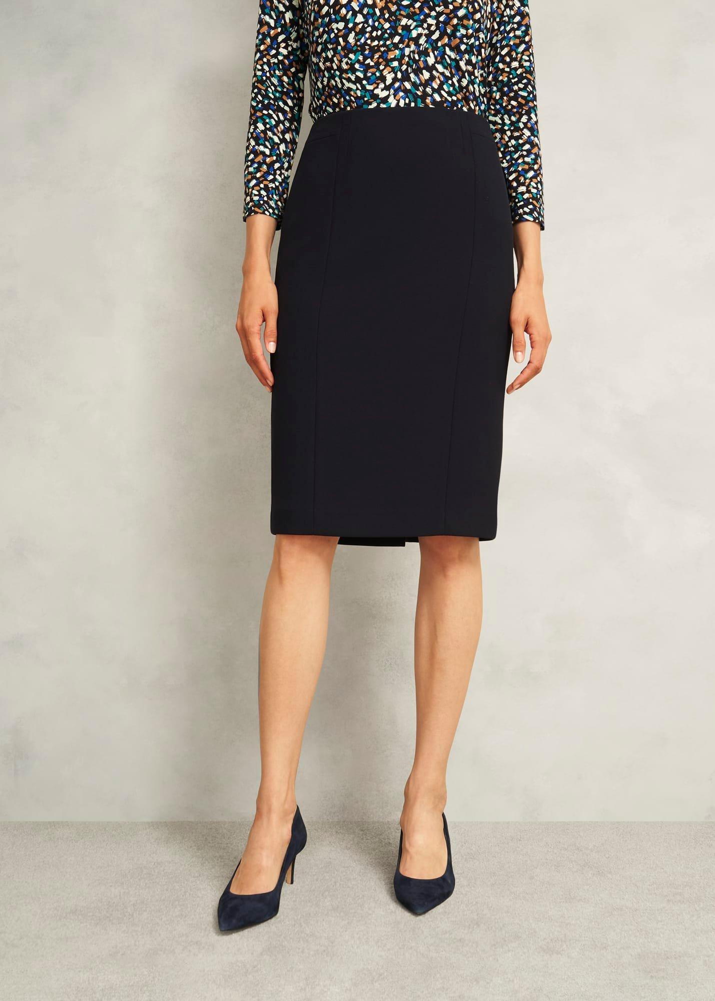 Petite Ivy Skirt, Navy, hi-res