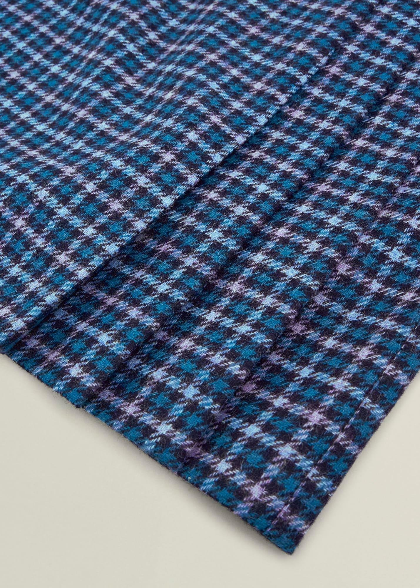 Molly Wool Kilt Skirt, Blue Multi, hi-res