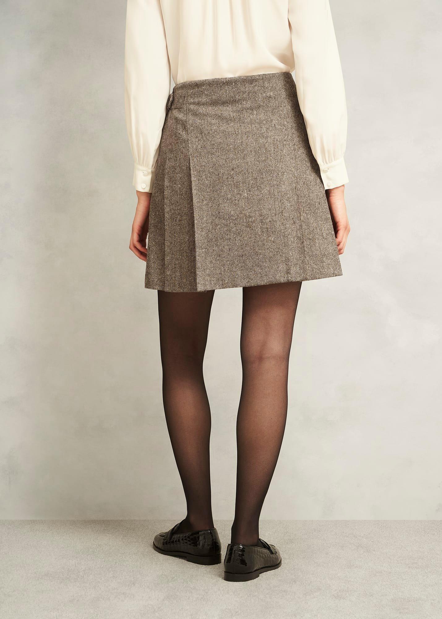 Elvie Skirt, Brown Multi, hi-res