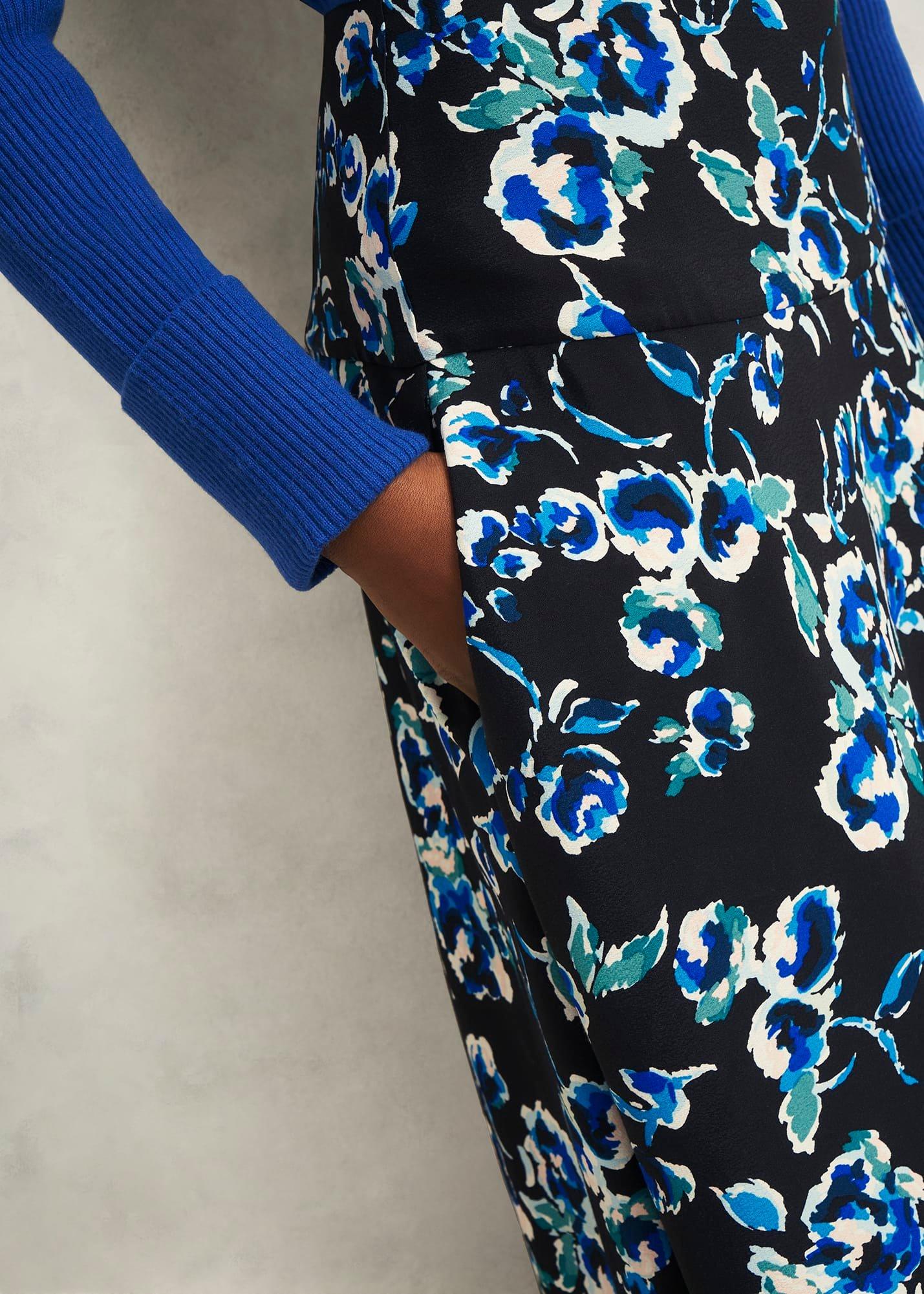 Kiara Skirt, Navy Multi, hi-res