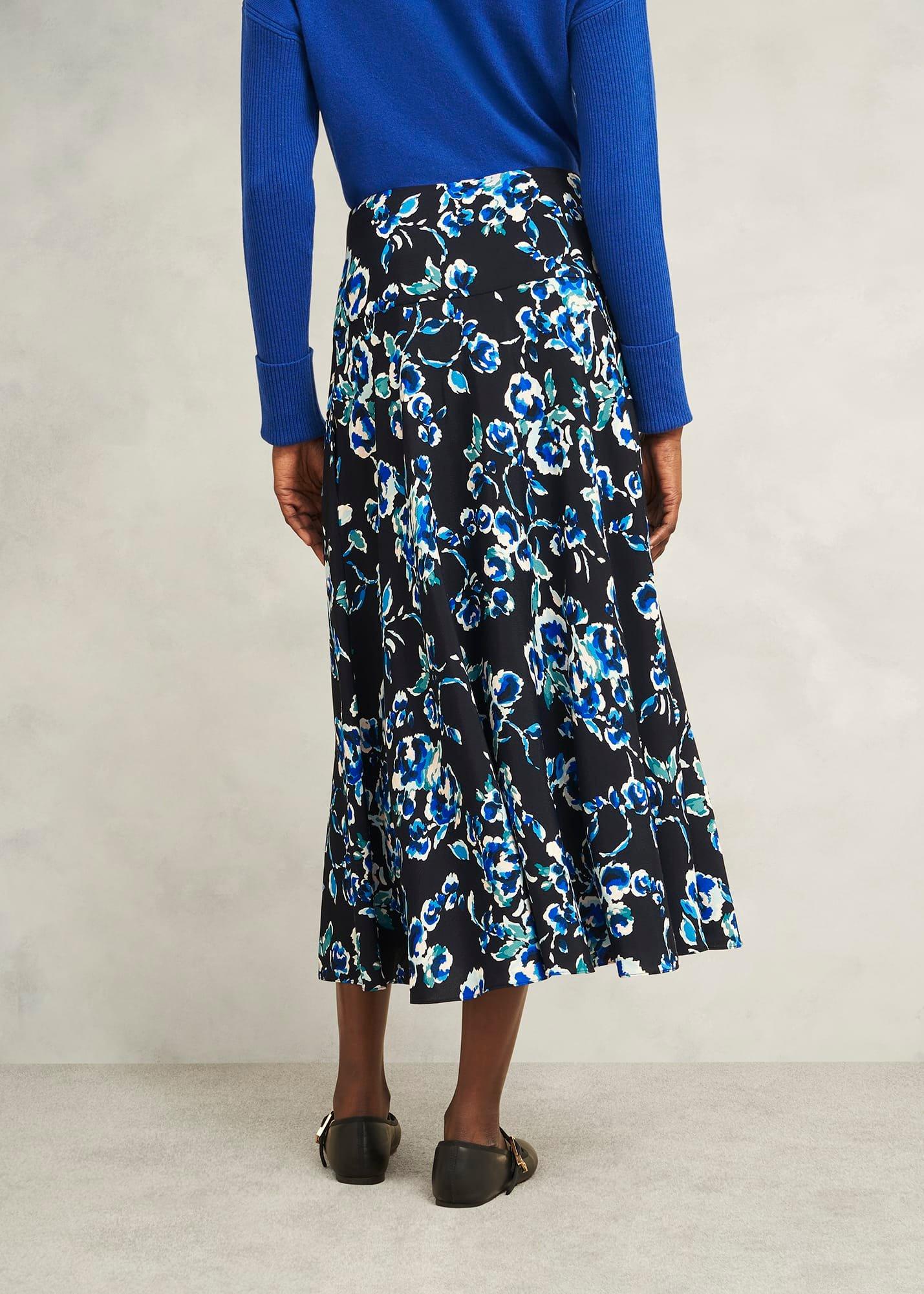 Kiara Skirt, Navy Multi, hi-res