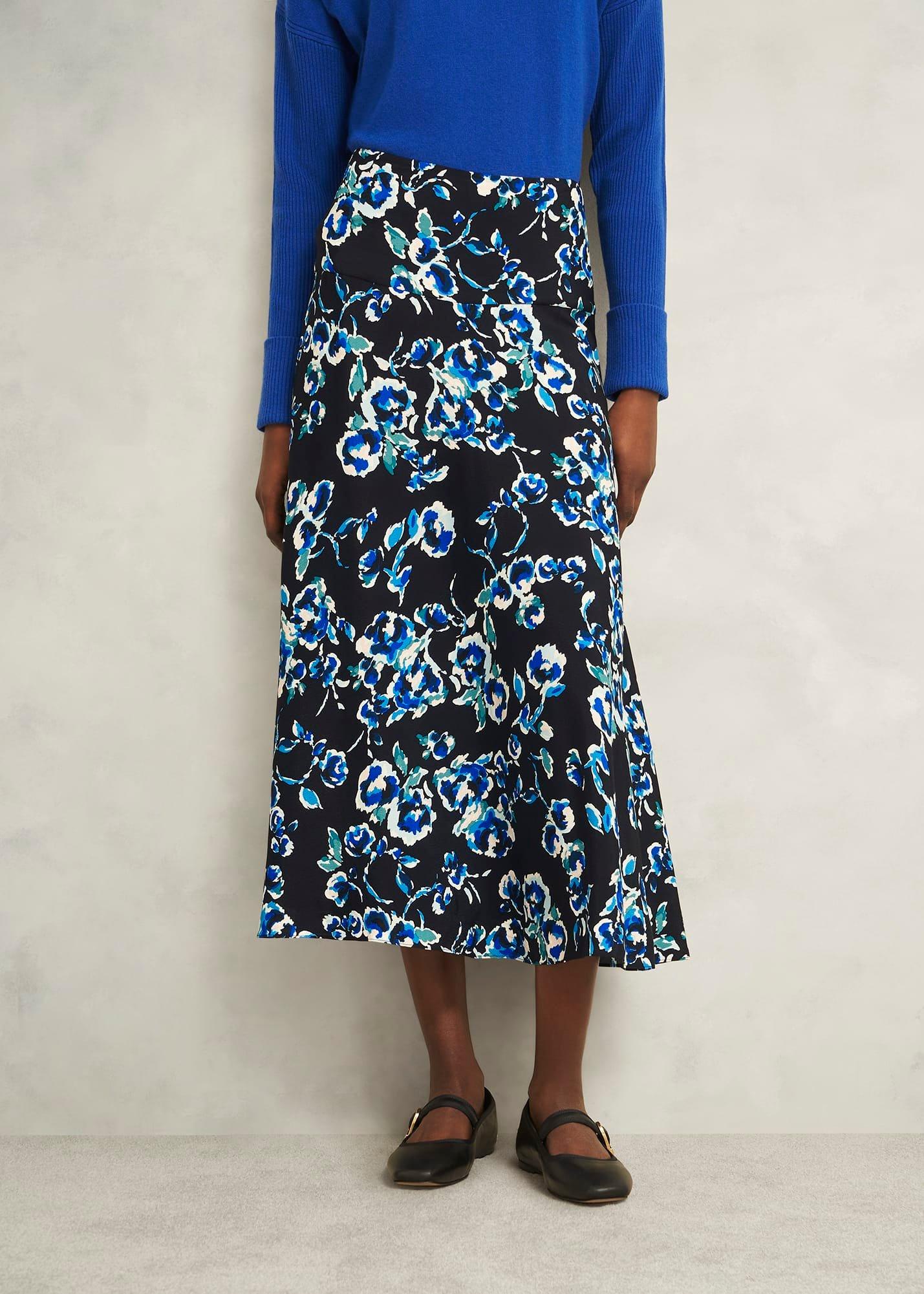 Kiara Skirt, Navy Multi, hi-res