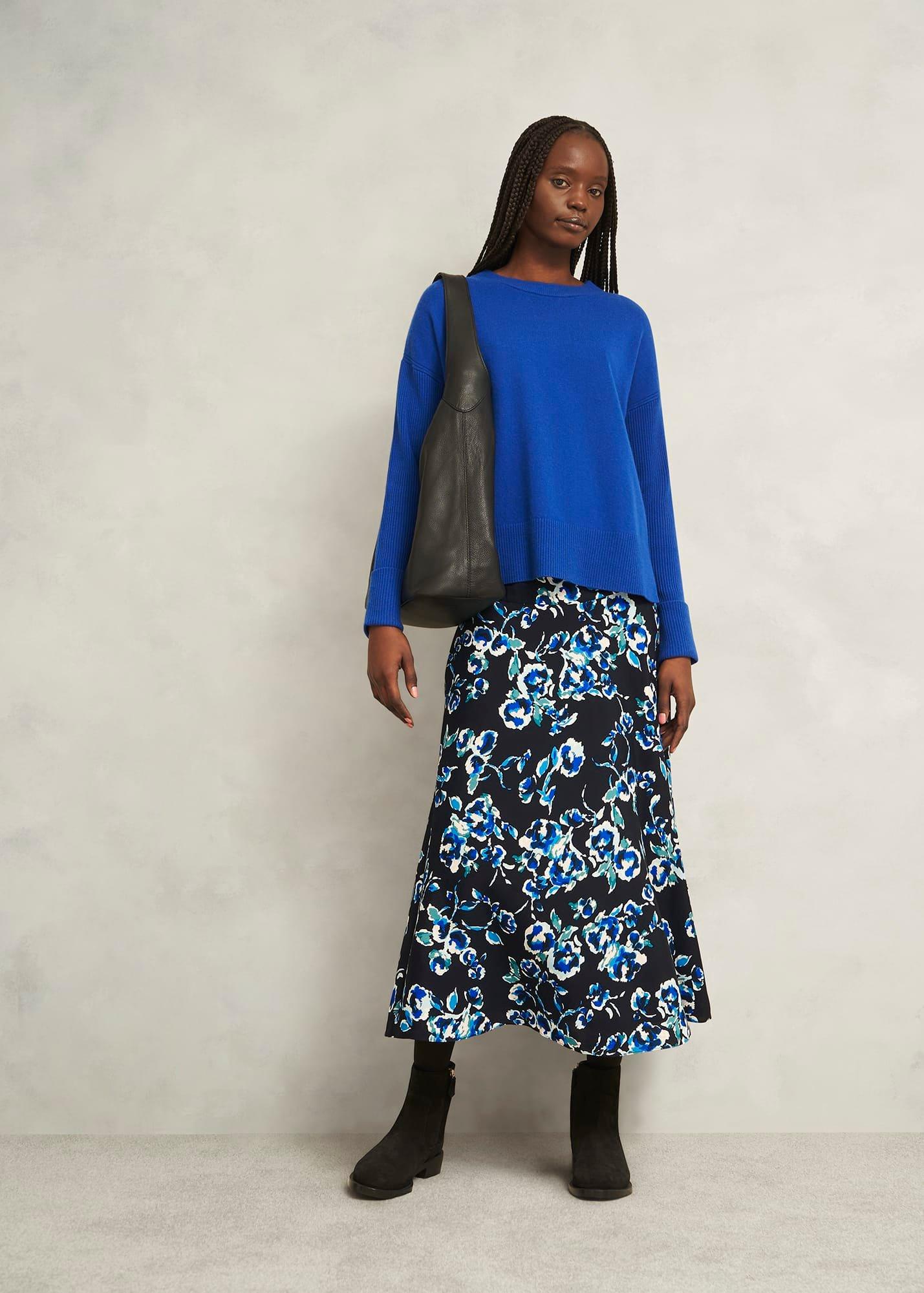 Kiara Skirt, Navy Multi, hi-res