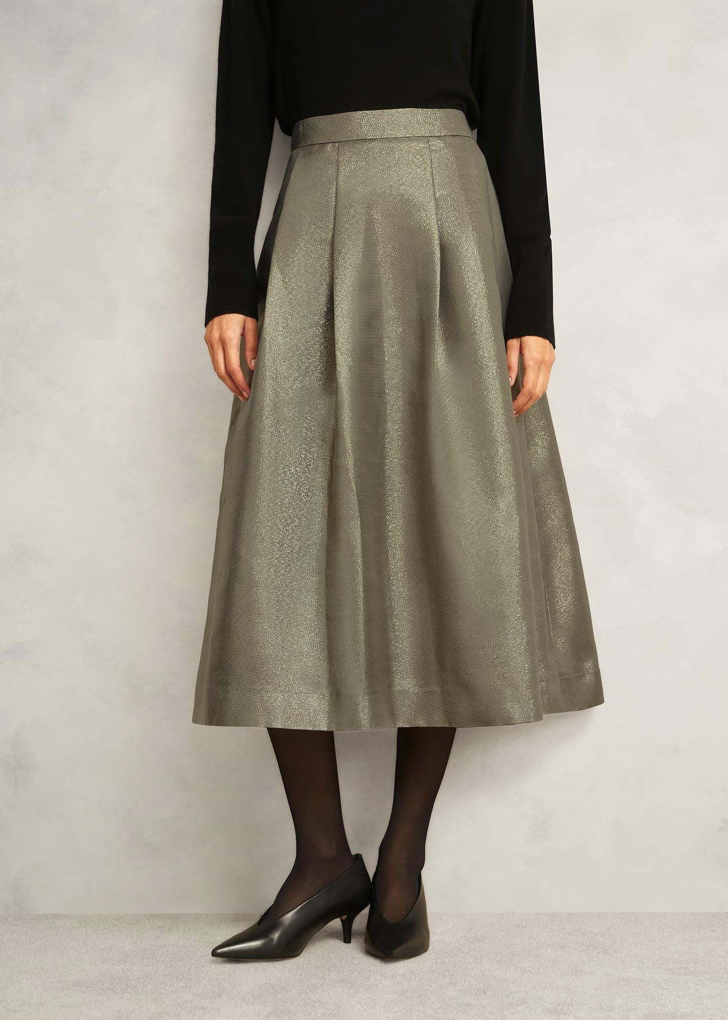 Perronet Skirt, Black Gold, hi-res