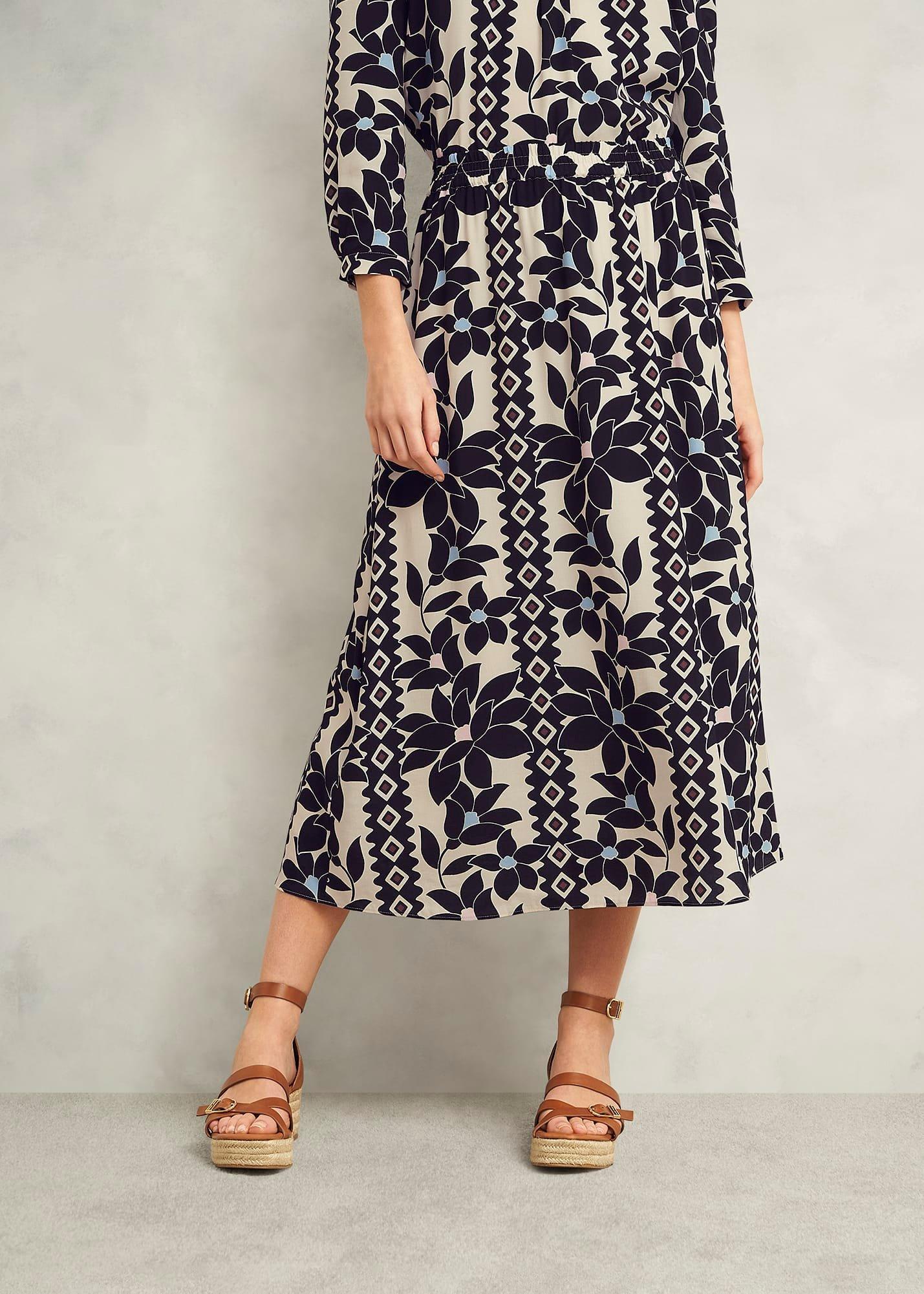 Lyra Skirt, Navy Multi, hi-res