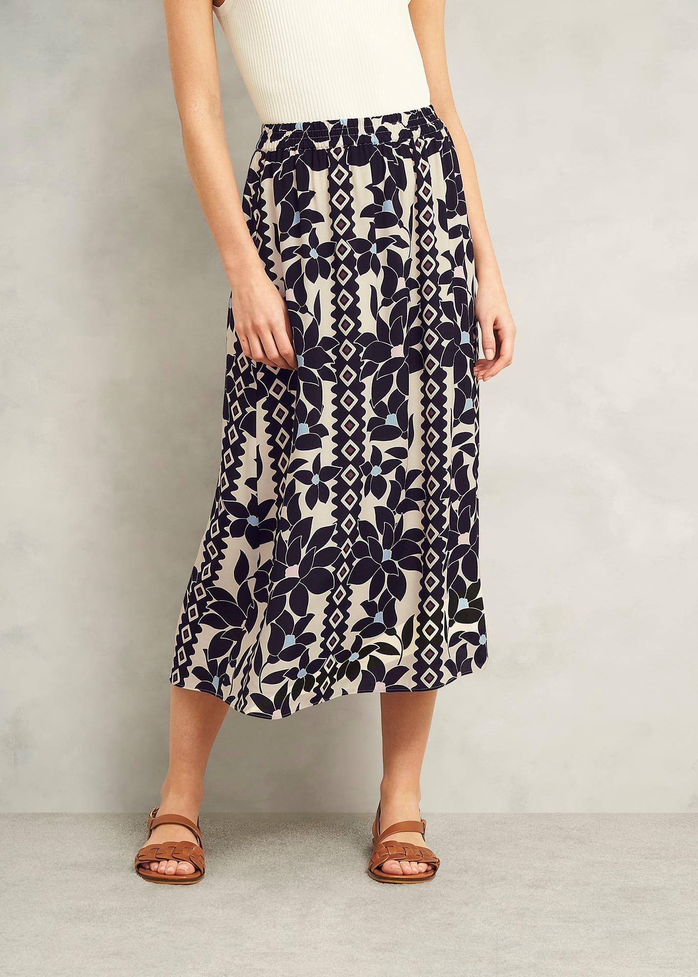 Lyra Skirt, Navy Multi, hi-res