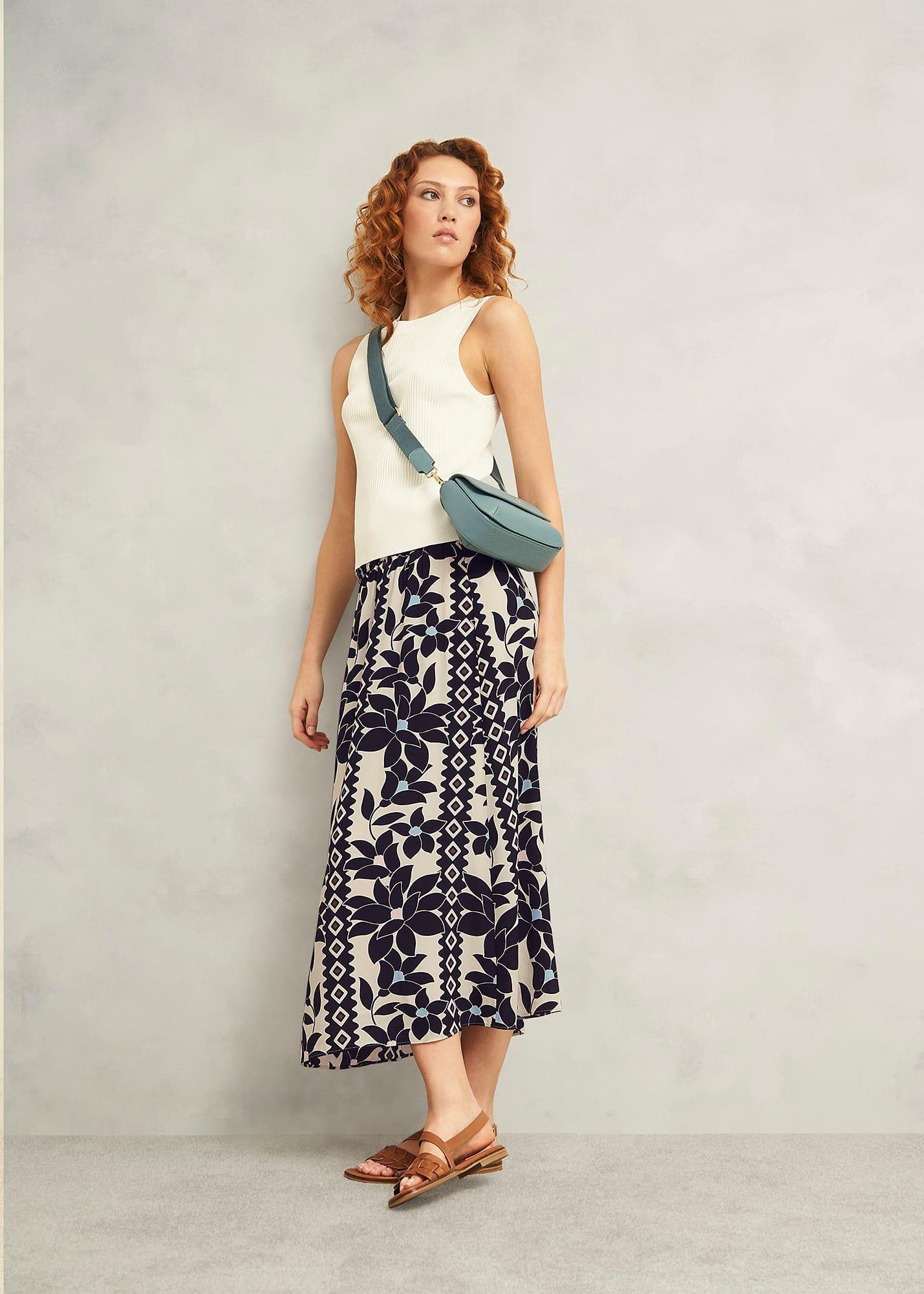 Lyra Skirt, Navy Multi, hi-res