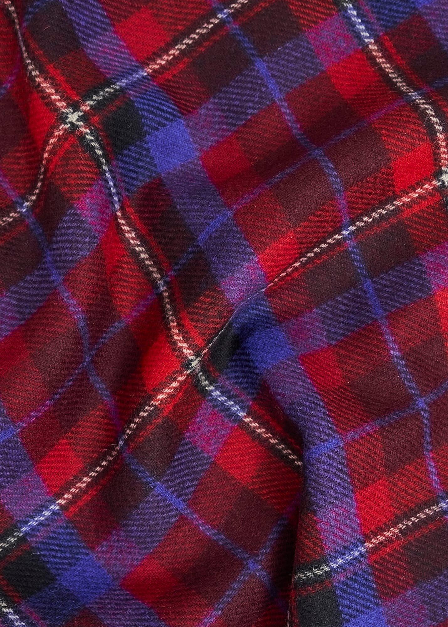 Daphne Wool Skirt, Red Multi, hi-res