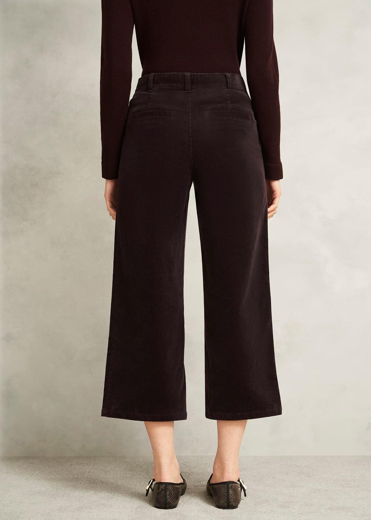 Kendall Corduroy Trousers, Deep Brown, hi-res