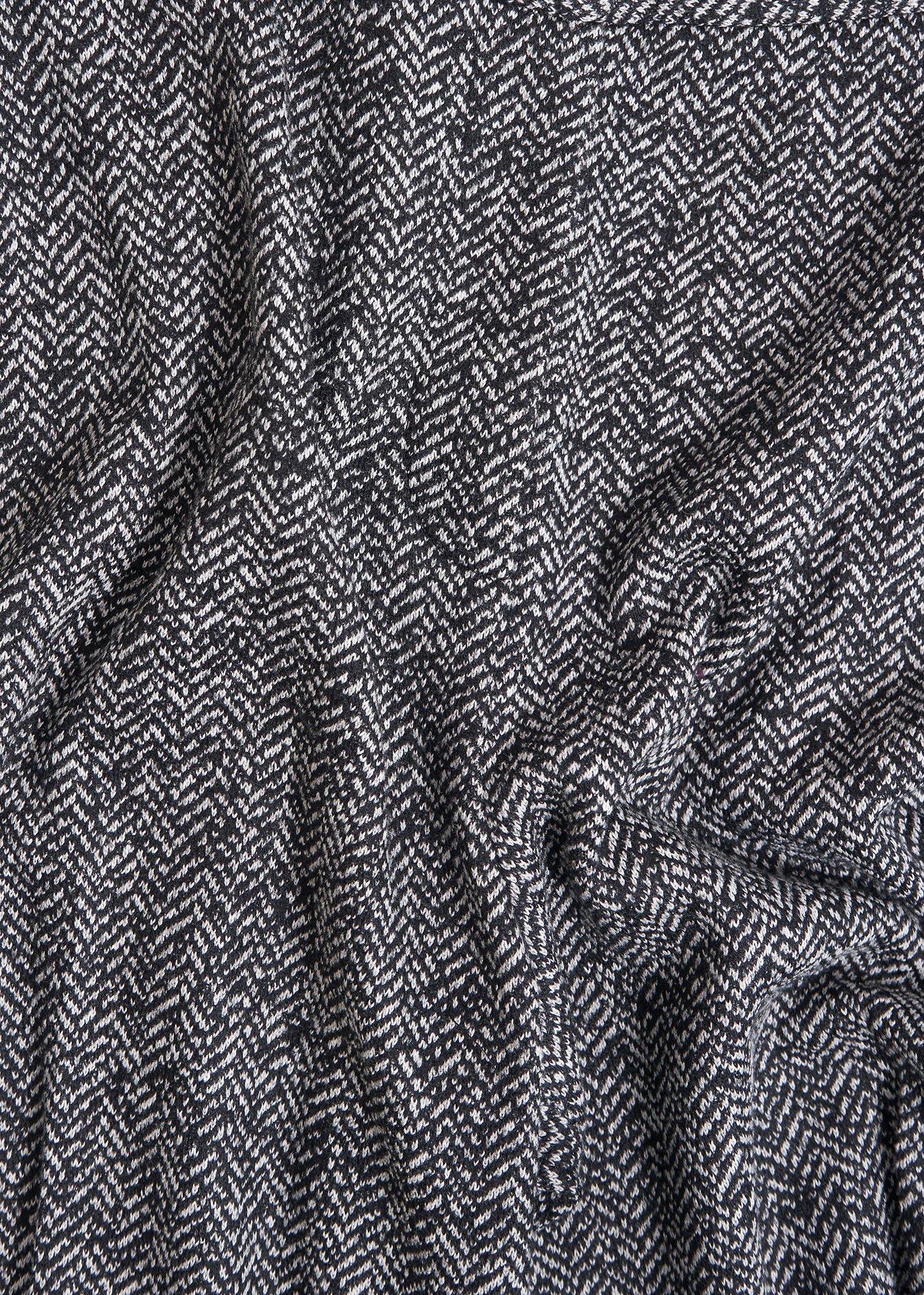 Marlyn Wool Jersey Trousers, Black White, hi-res