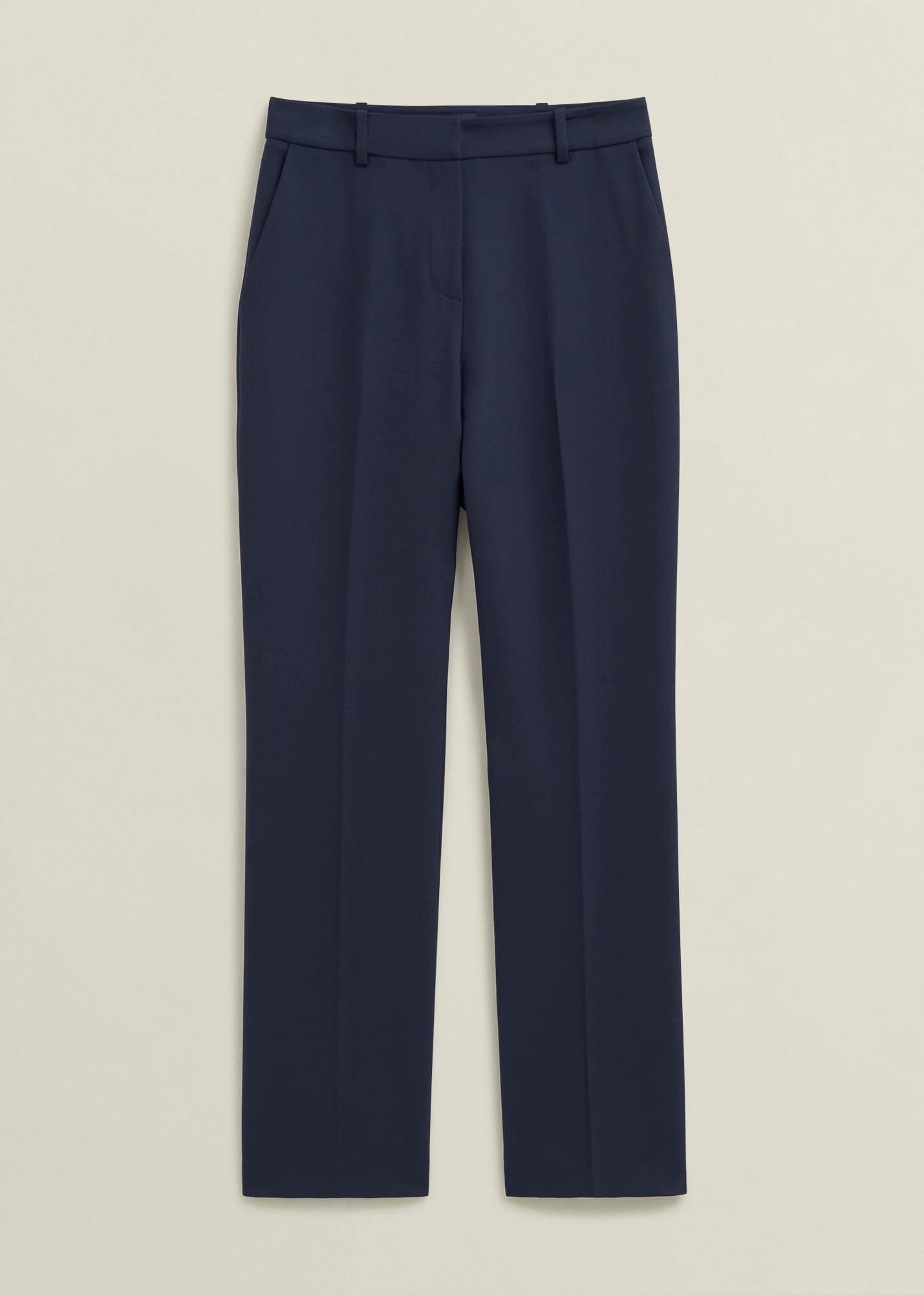 Montrose Wool Blend Trousers, Navy, hi-res