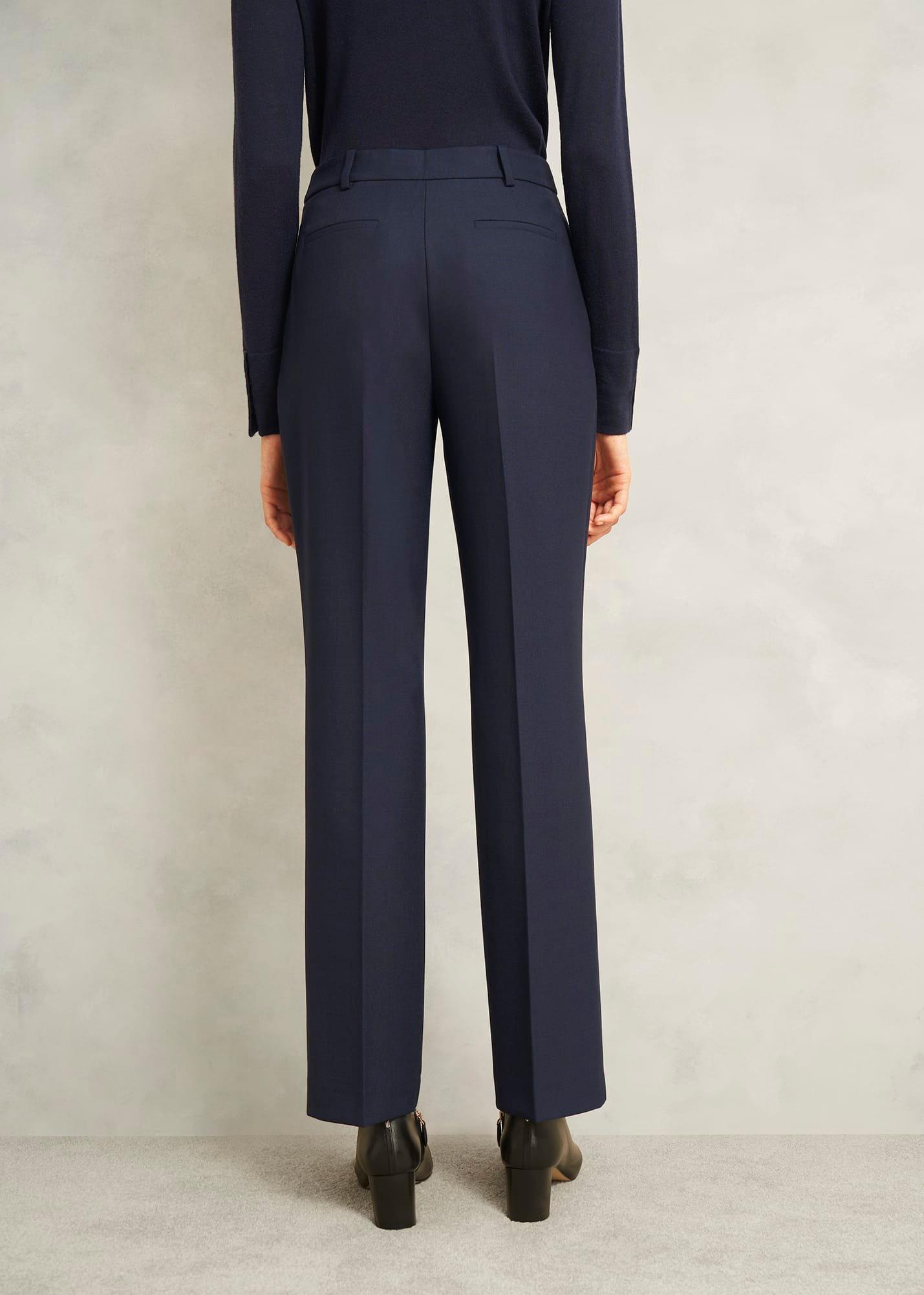 Montrose Wool Blend Trousers, Navy, hi-res