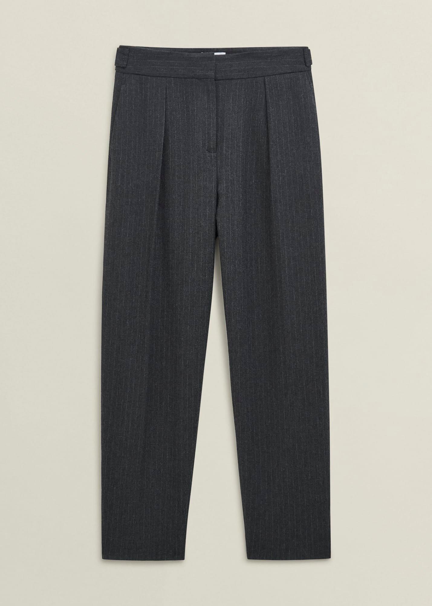 Howell  Pinstripe Barrel Trousers