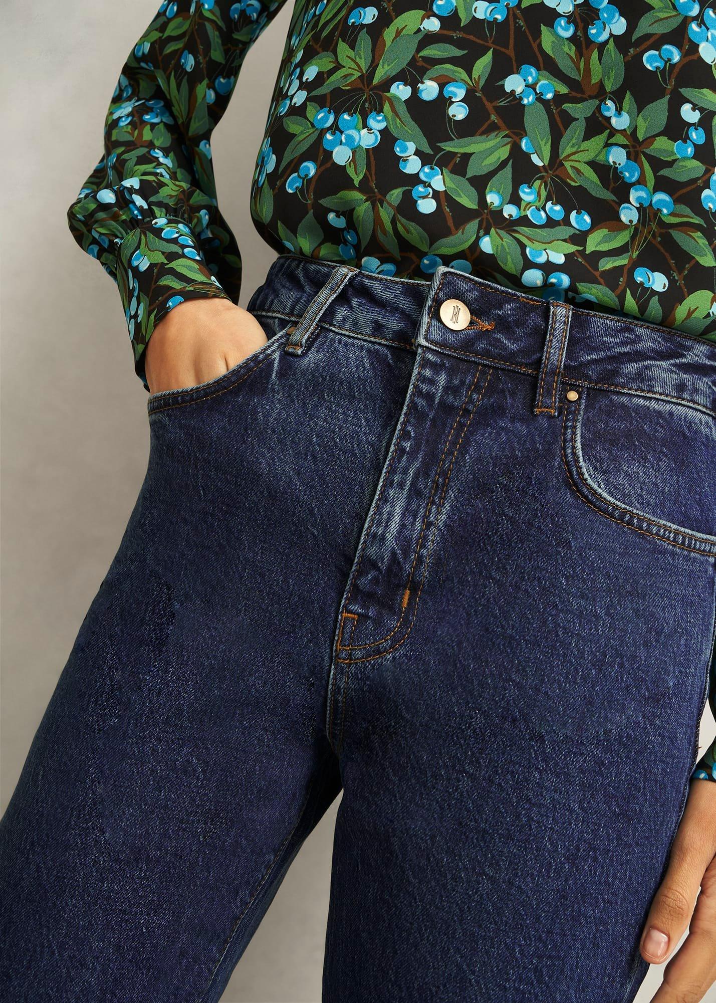 Foley Straight Jeans, Dark Mid Wash, hi-res