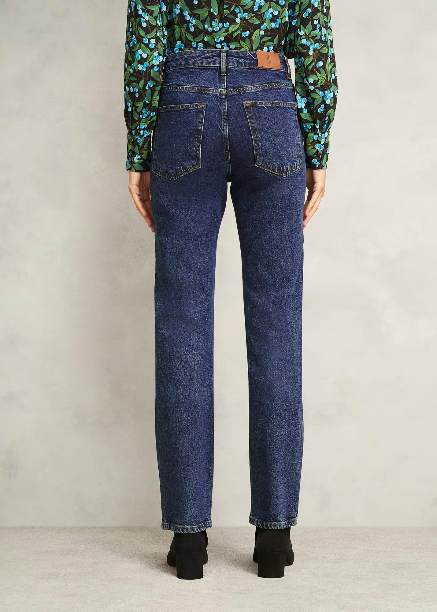 Foley Straight Jeans, Dark Mid Wash, hi-res