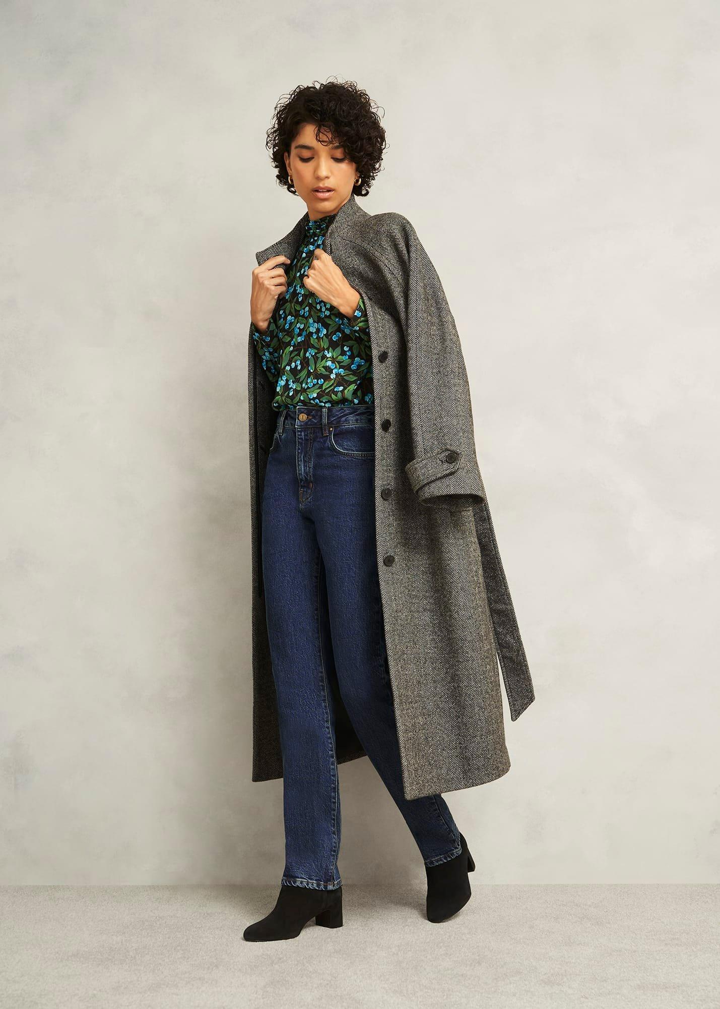 Foley Straight Jeans, Dark Mid Wash, hi-res