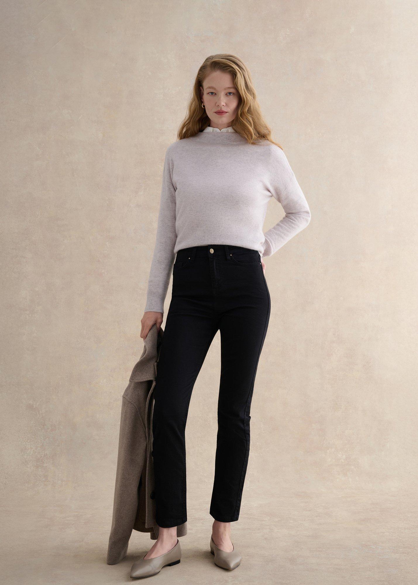 Macy Slim Leg Jeans, Black, hi-res