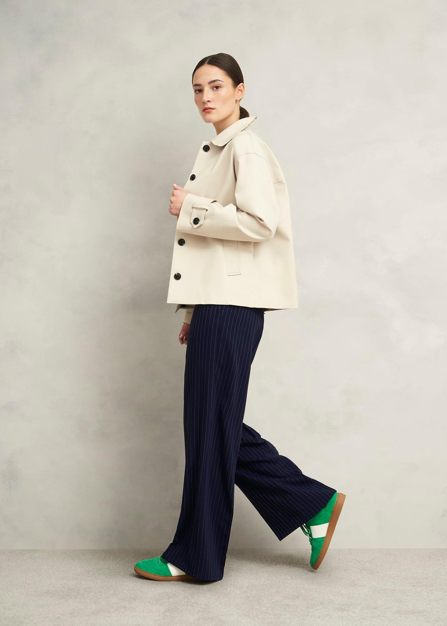 Petite Hadley Trousers, Midnight Ivory, hi-res