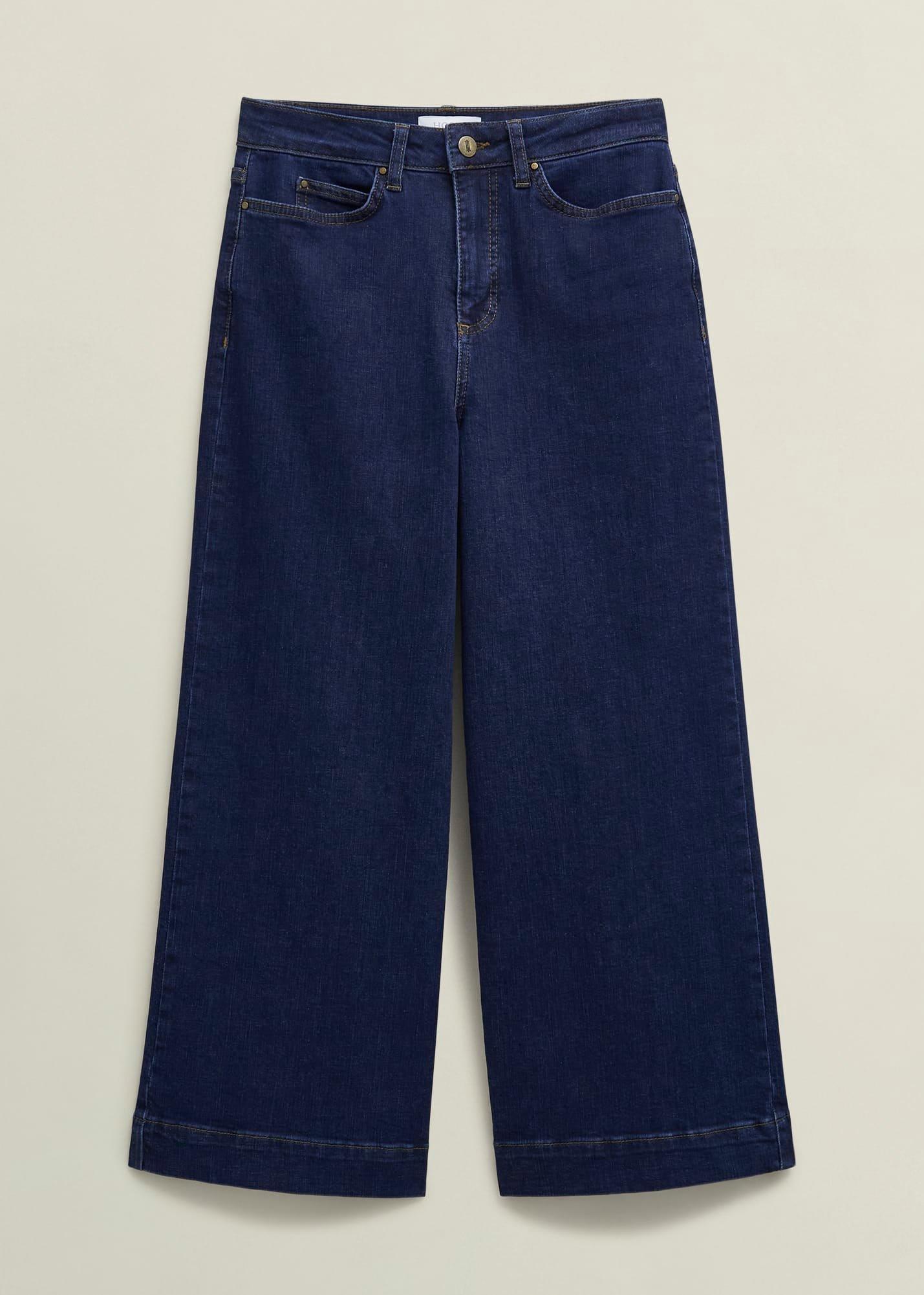 Brinley Crop Wide Leg Jeans, Indigo, hi-res
