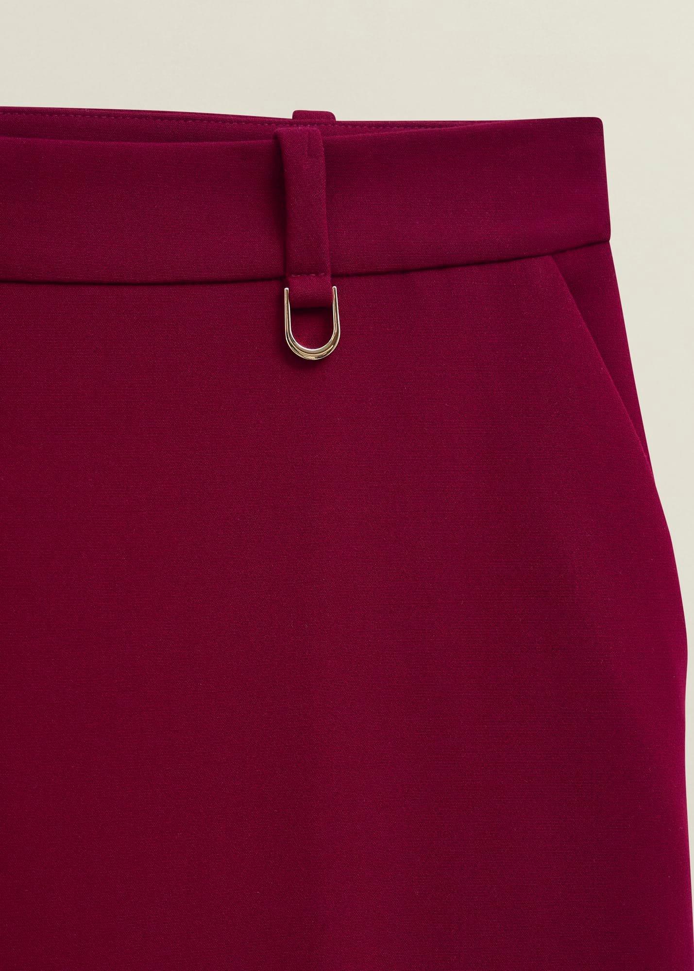 Mabel Straight Trousers, Beryl Red, hi-res