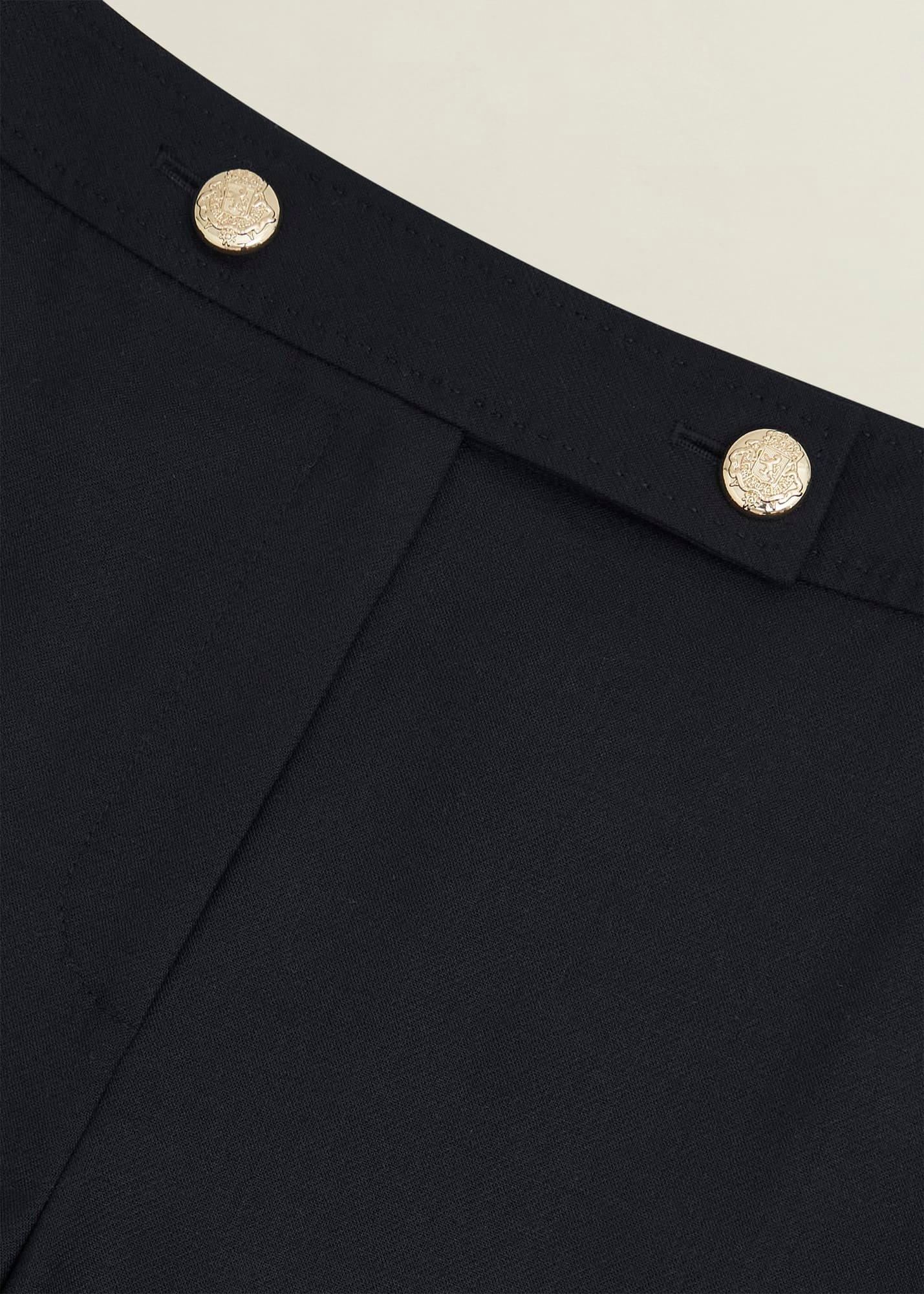 Heidi Wool Blend Trousers, Black, hi-res