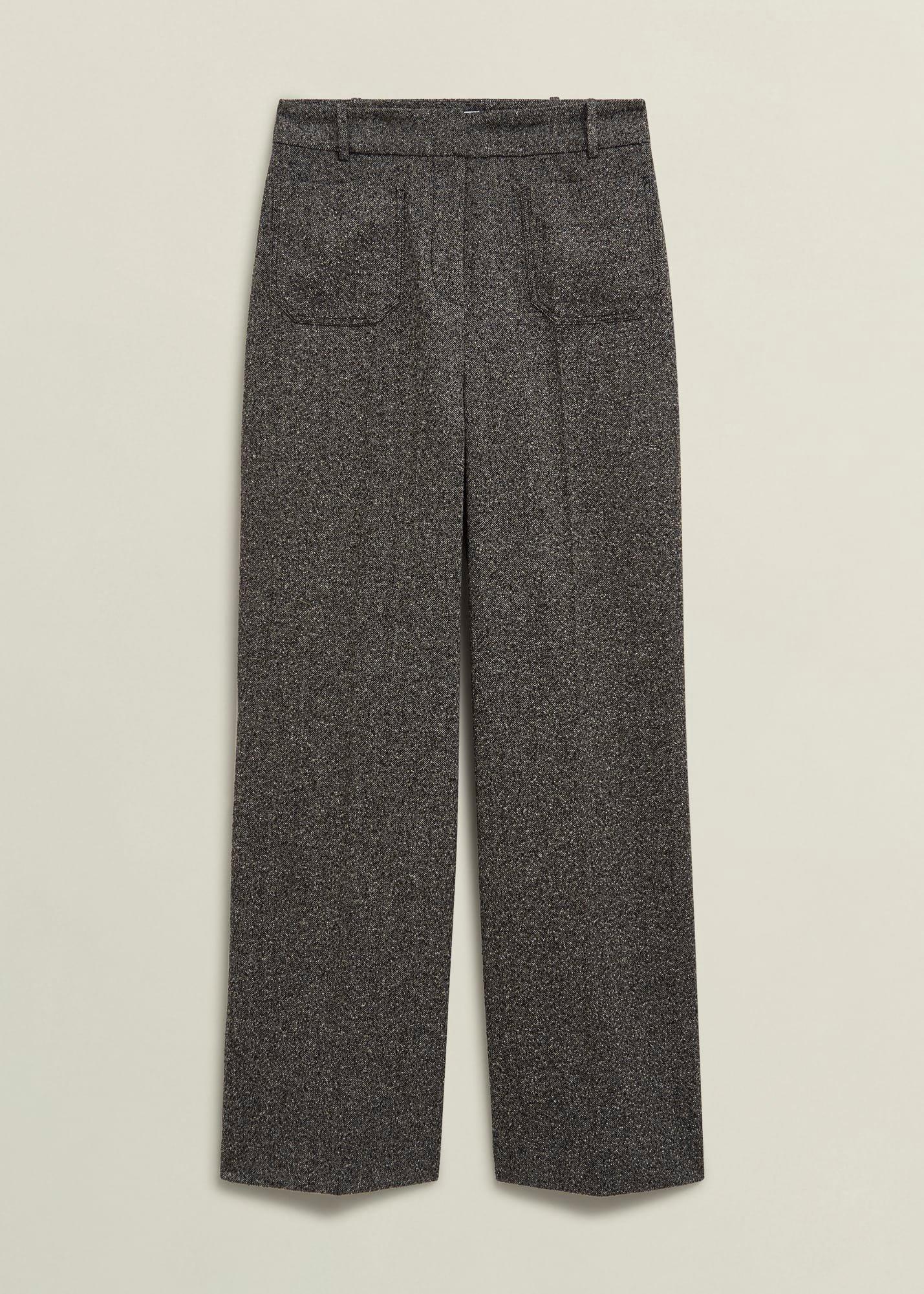 Blaire Wide Trousers, Black Camel, hi-res