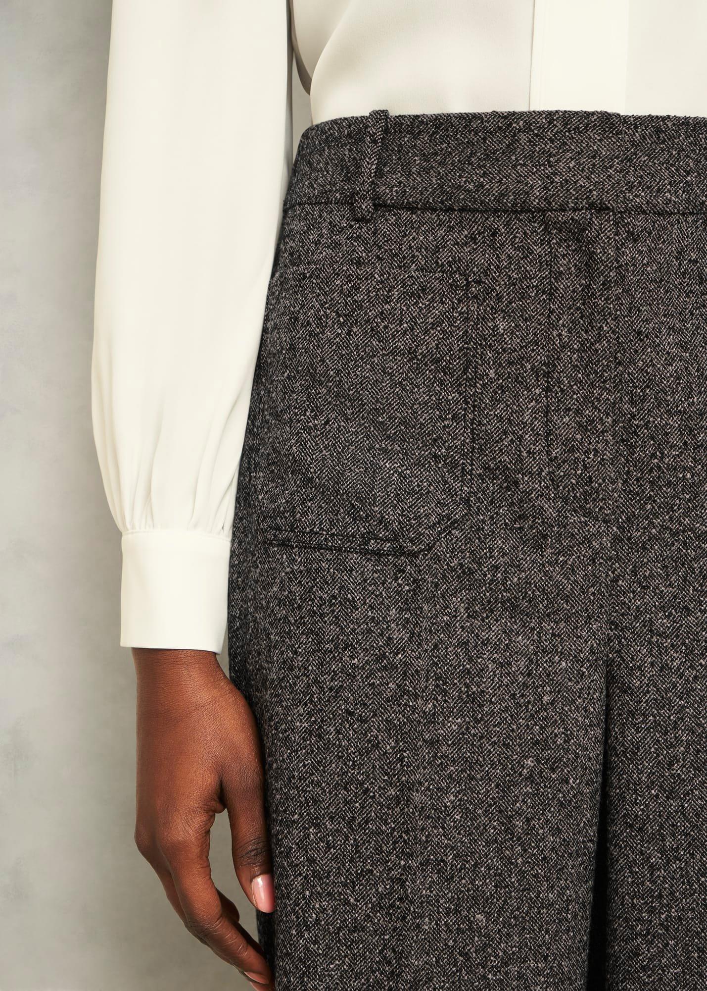 Blaire Wide Trousers, Black Camel, hi-res