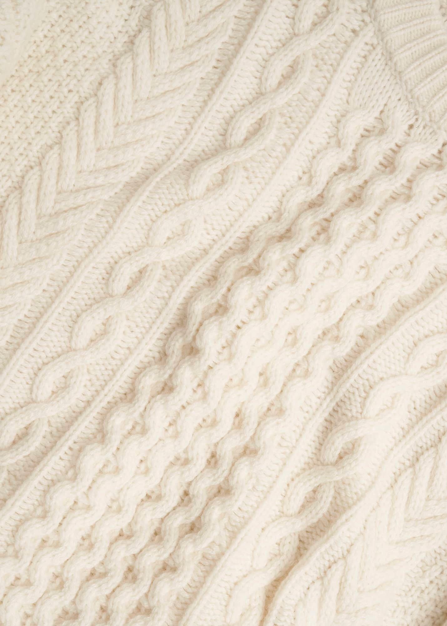 Nell Chunky Cable Jumper, Hobbs Ivory, hi-res