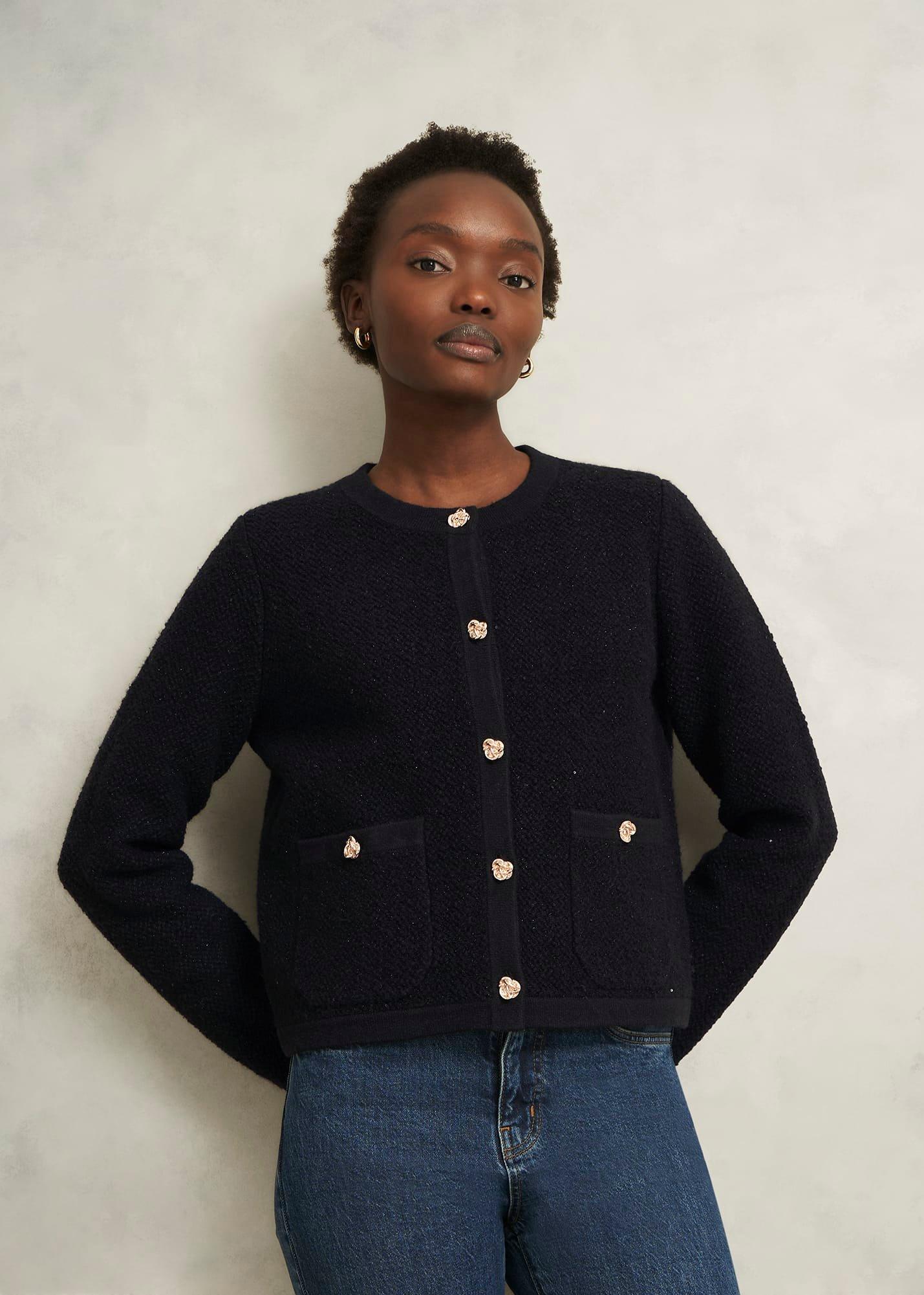 Mindy Textured Knitted Jacket