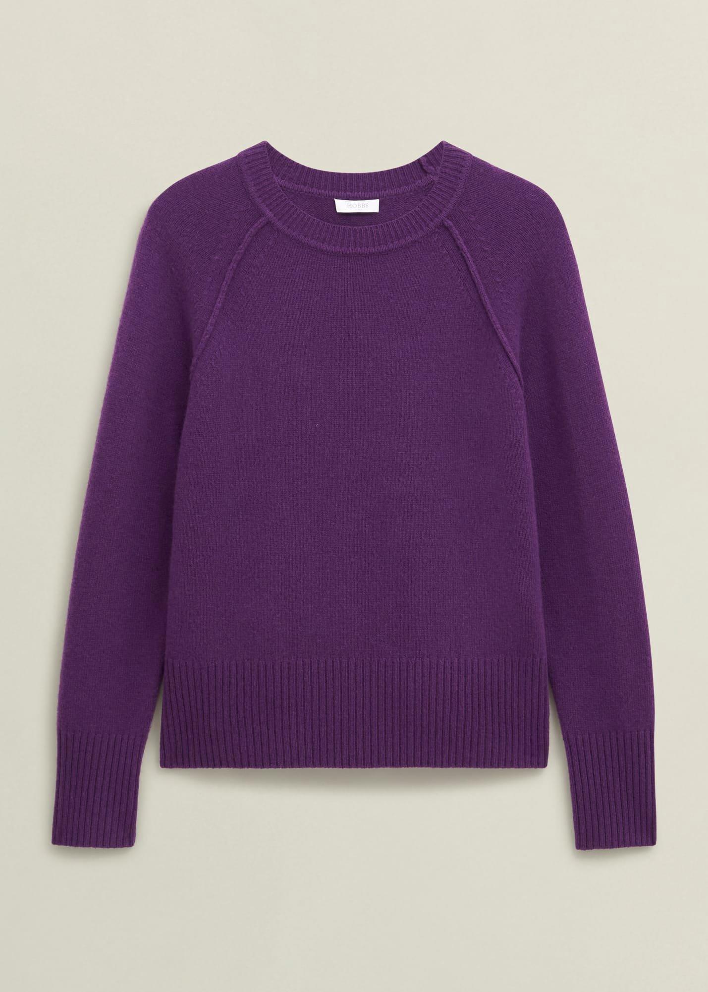 Mandy Wool Blend Crew Neck Knitted Sweater