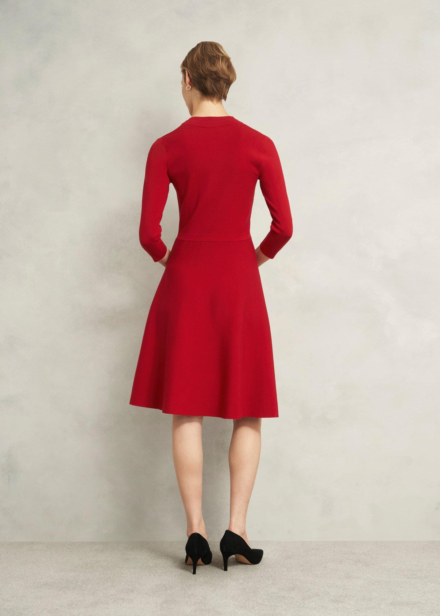 Petite Scarlett Dress, Pomegranate Red, hi-res